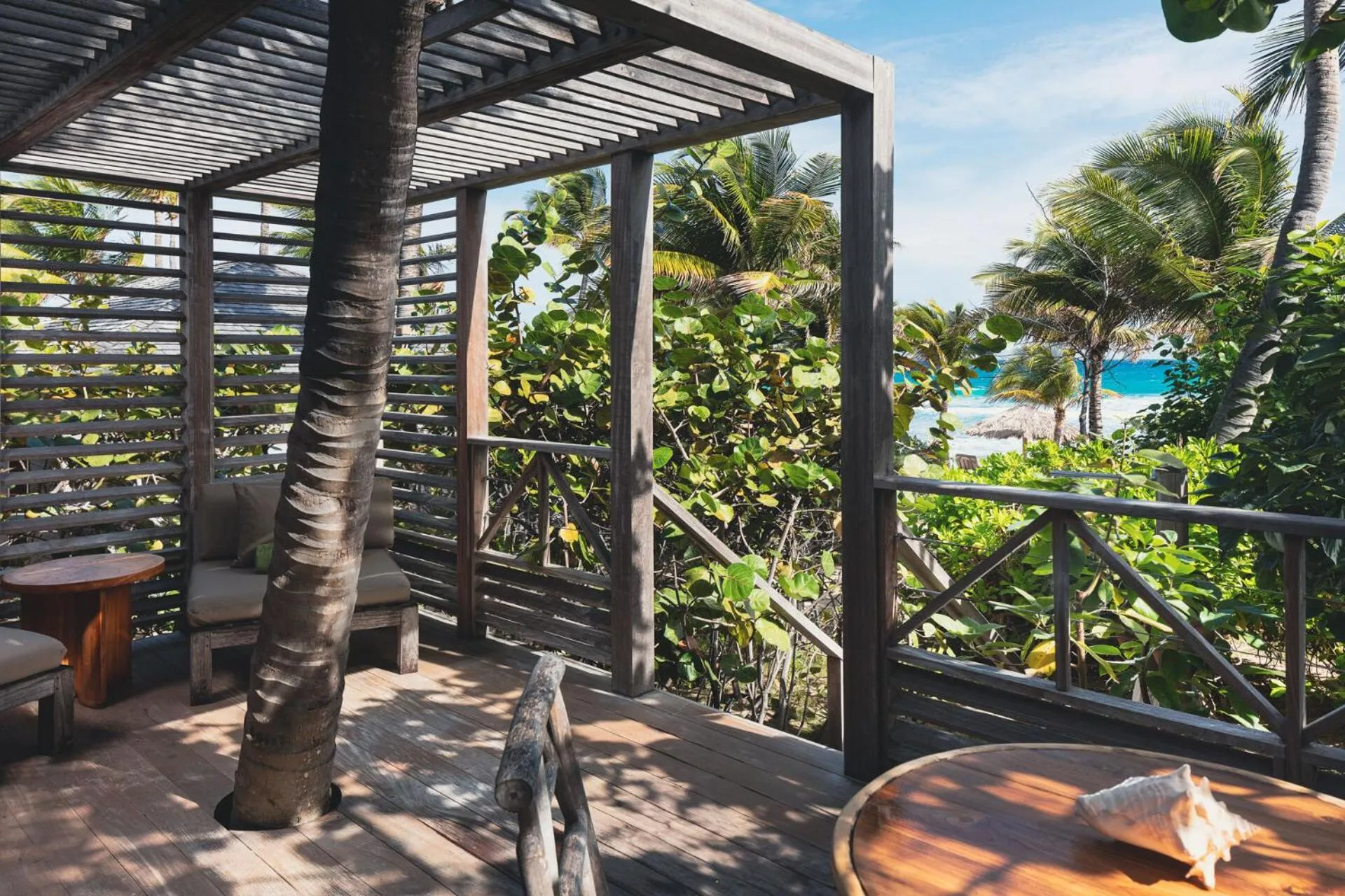 Balcony/Terrace in Hotel Manapany