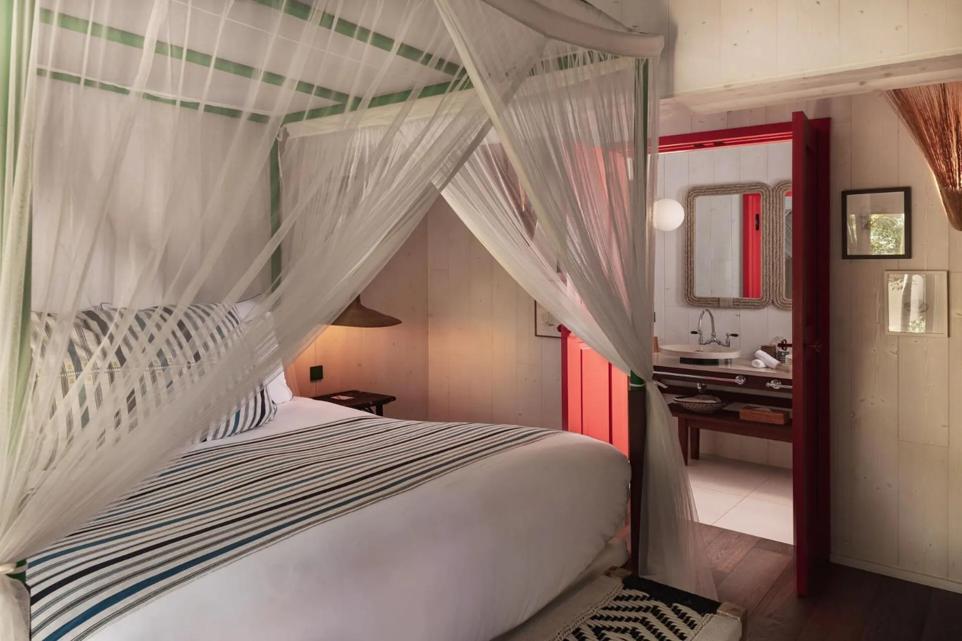 Bed in Hotel Manapany