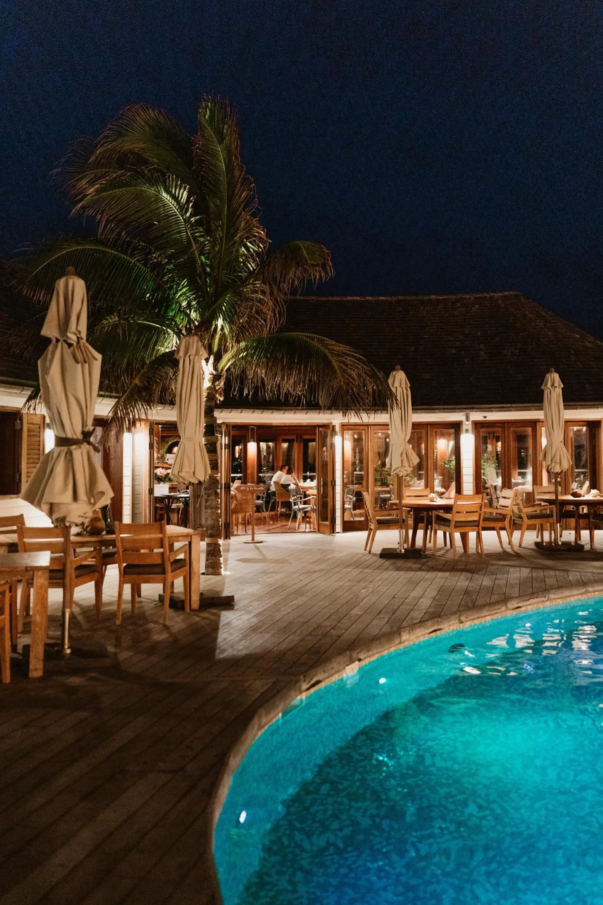 Swimming pool in Hotel Manapany