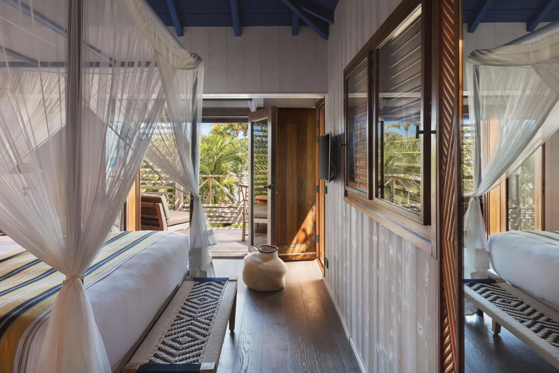 Bed in Hotel Manapany