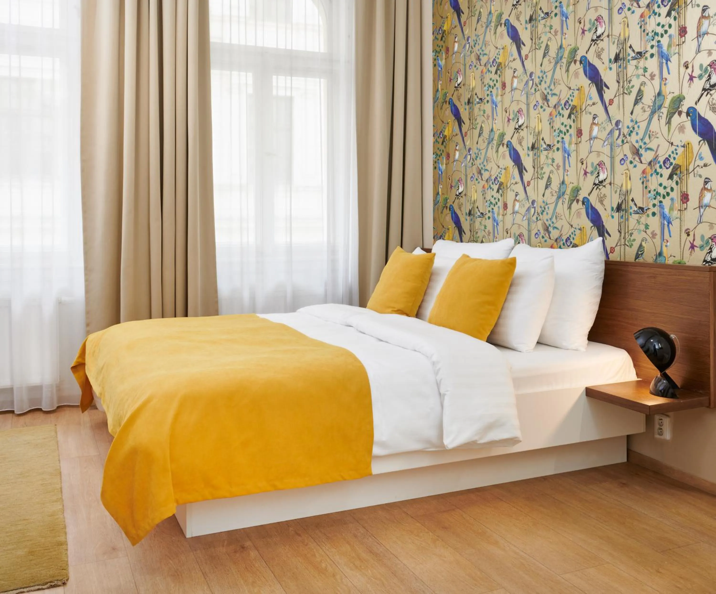 Bedroom, Bed in City Nest Apartments by Adrez