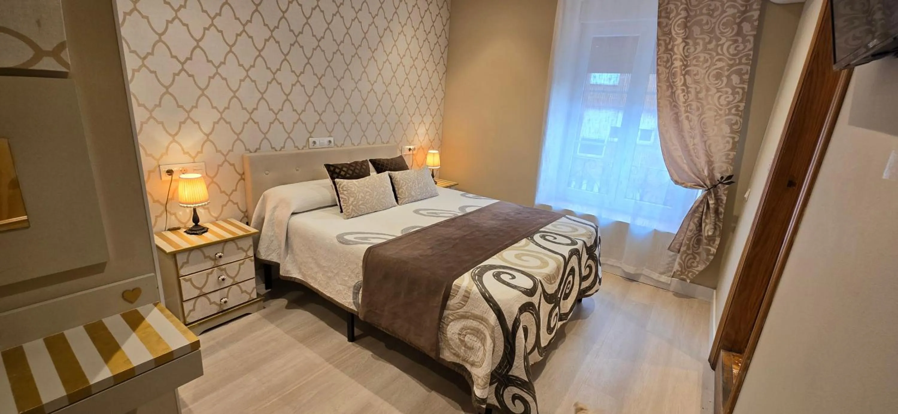 Bed in Hosteria Villa de Castro