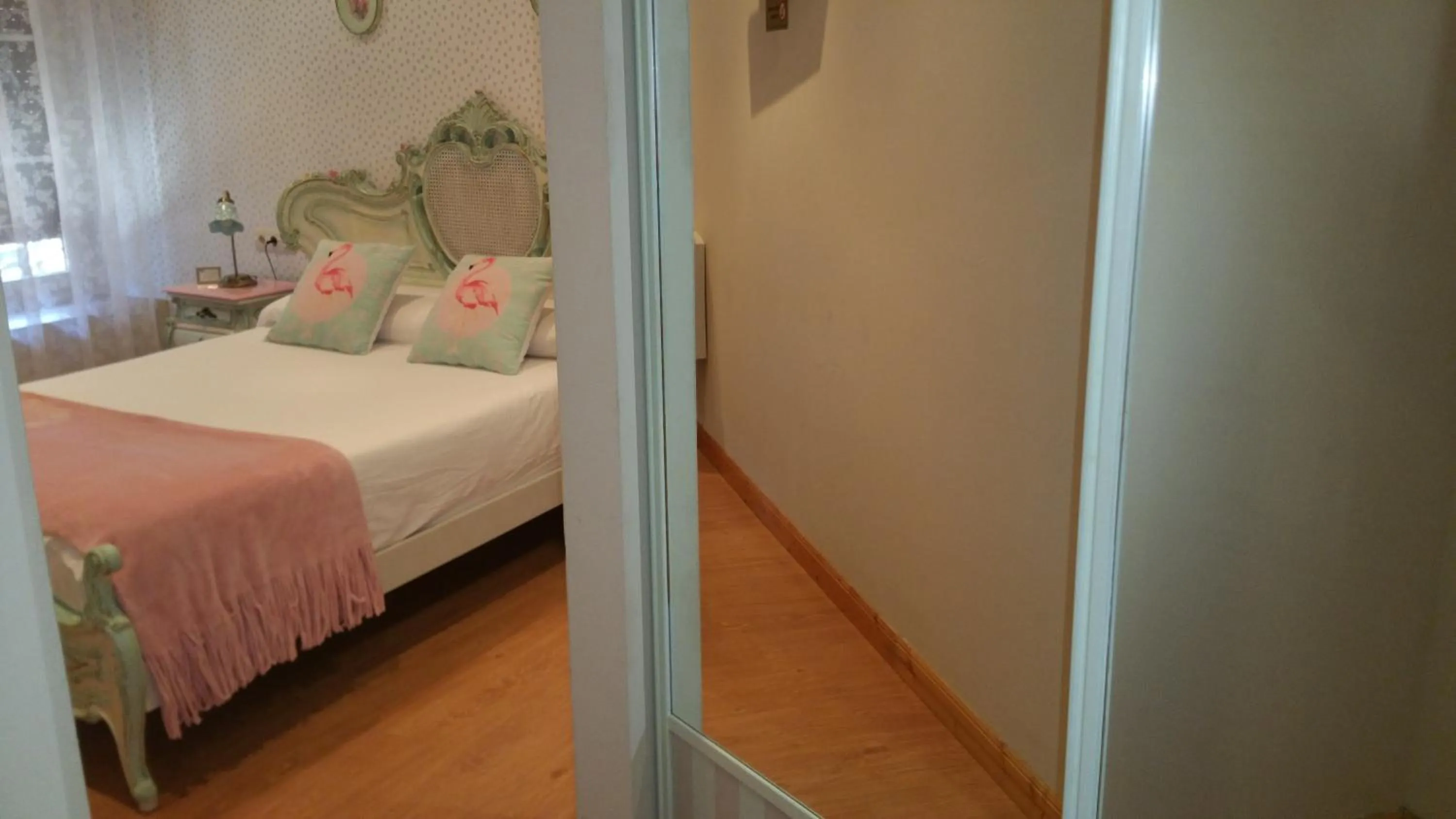 Bed in Hosteria Villa de Castro