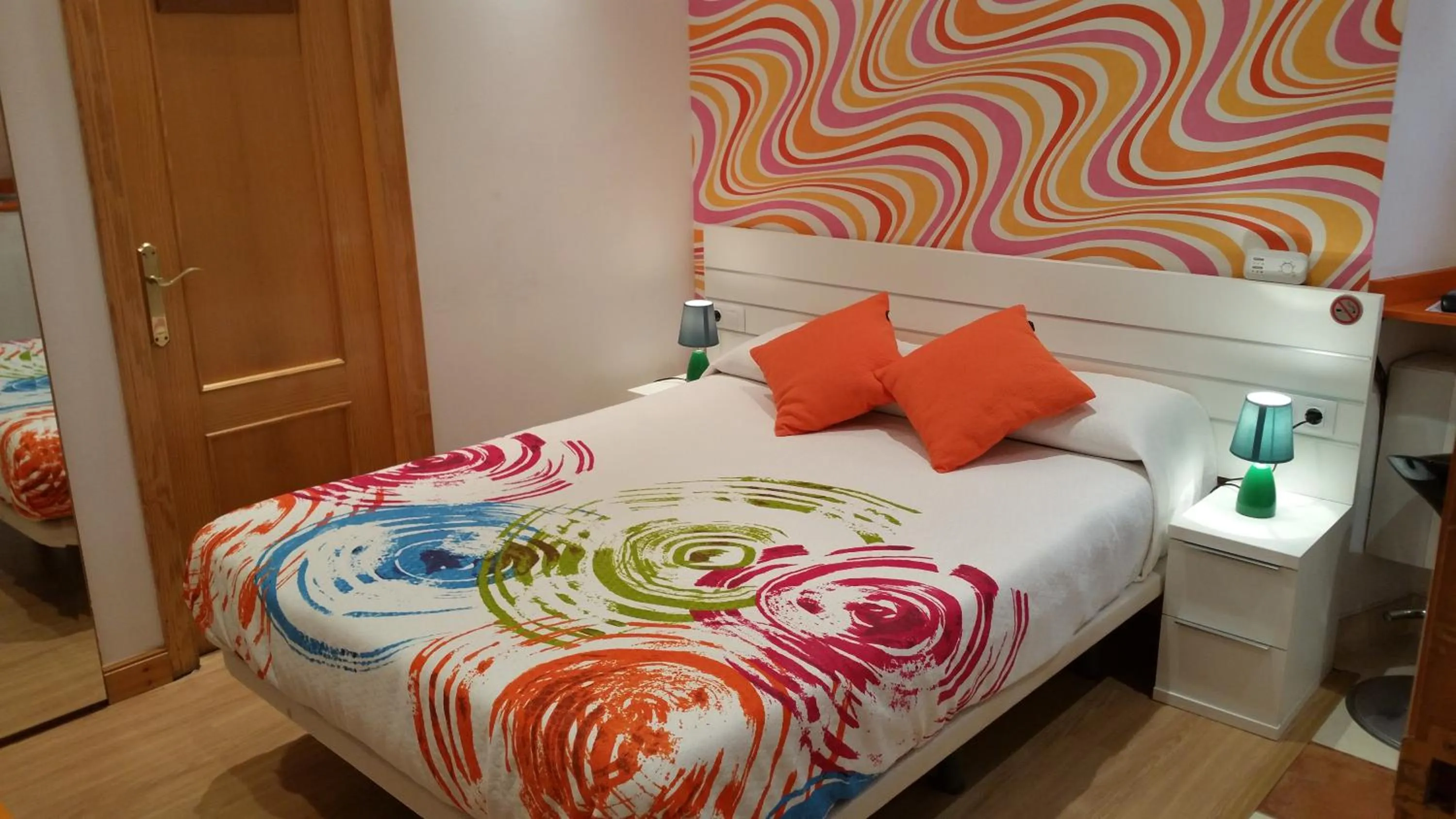 Bed in Hosteria Villa de Castro