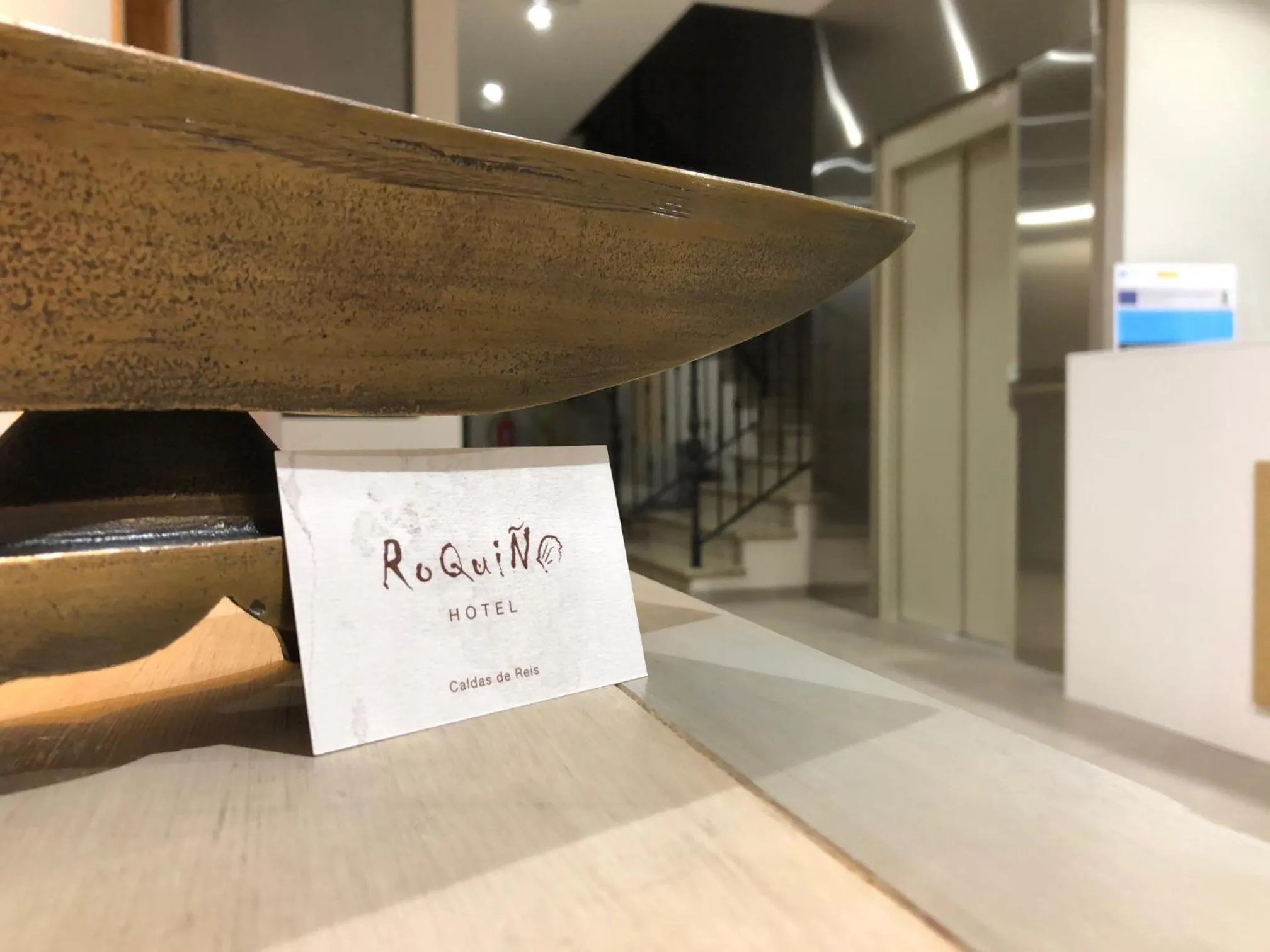 Decorative detail in Hotel Roquiño