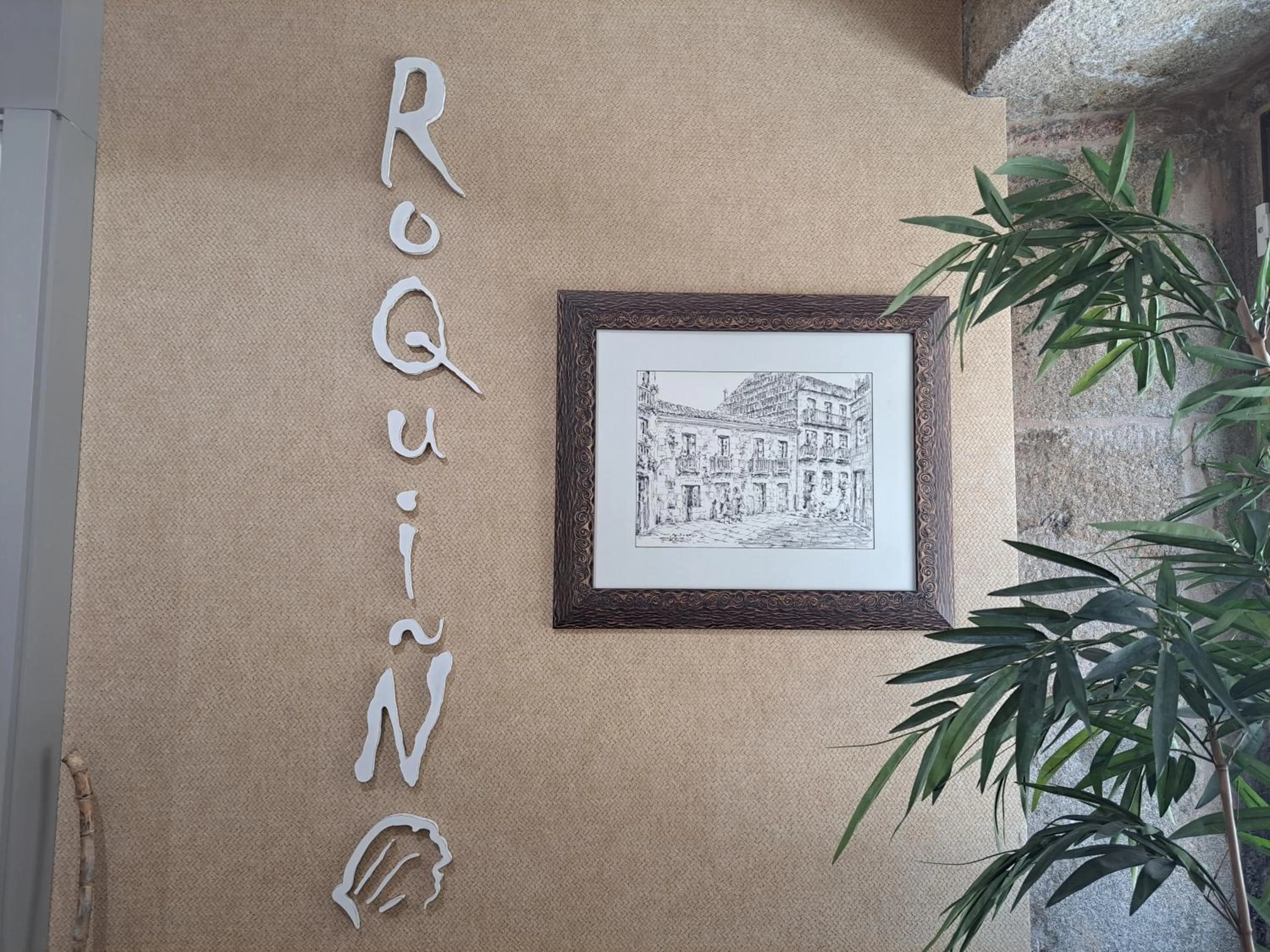 Decorative detail in Hotel Roquiño