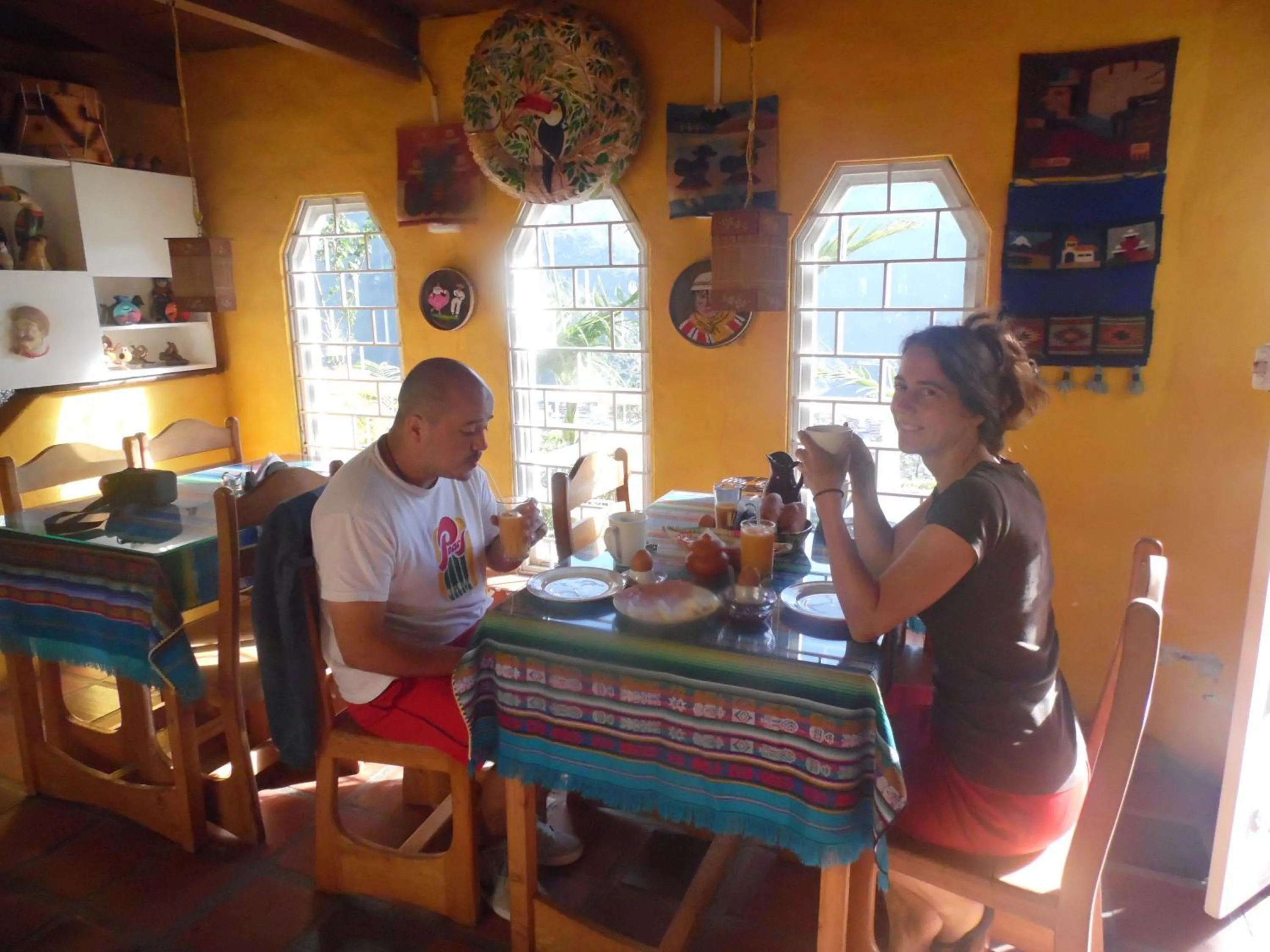 Continental breakfast in La Casa Amarilla