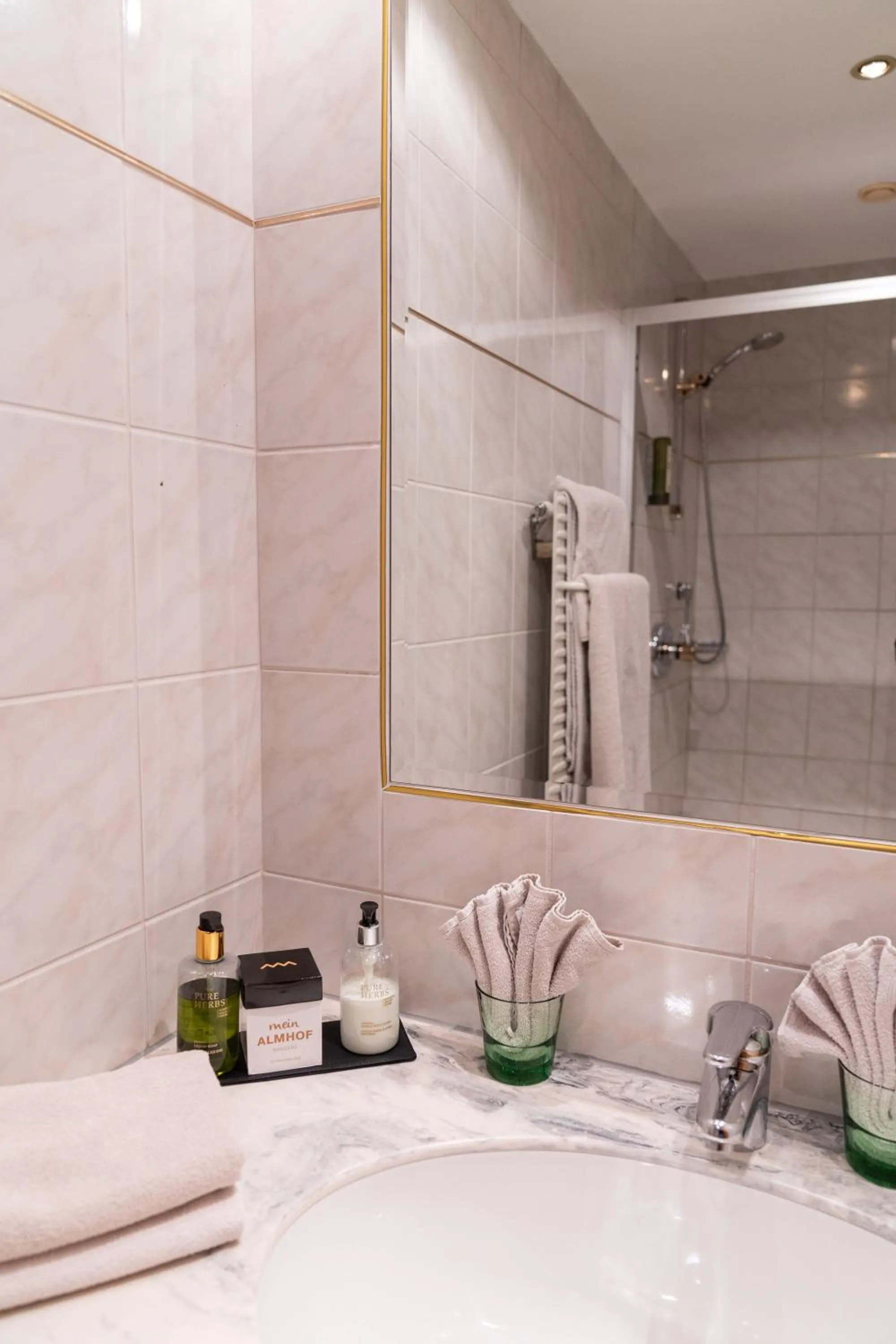 Shower in Wellnesshotel Mein Almhof Superior