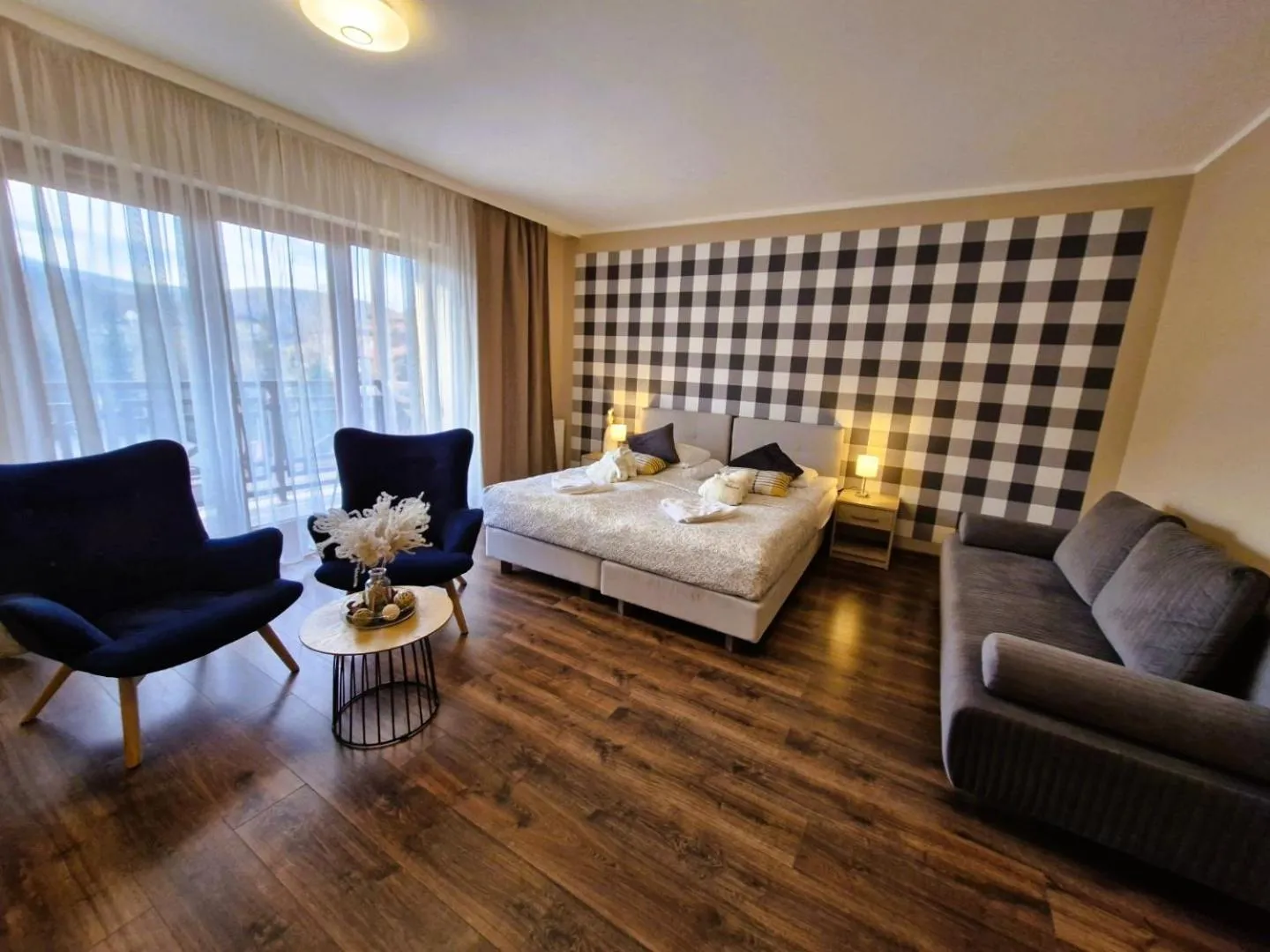 Photo of the whole room, Bed in Instytut Zdrowia Sofra FIT & SPA