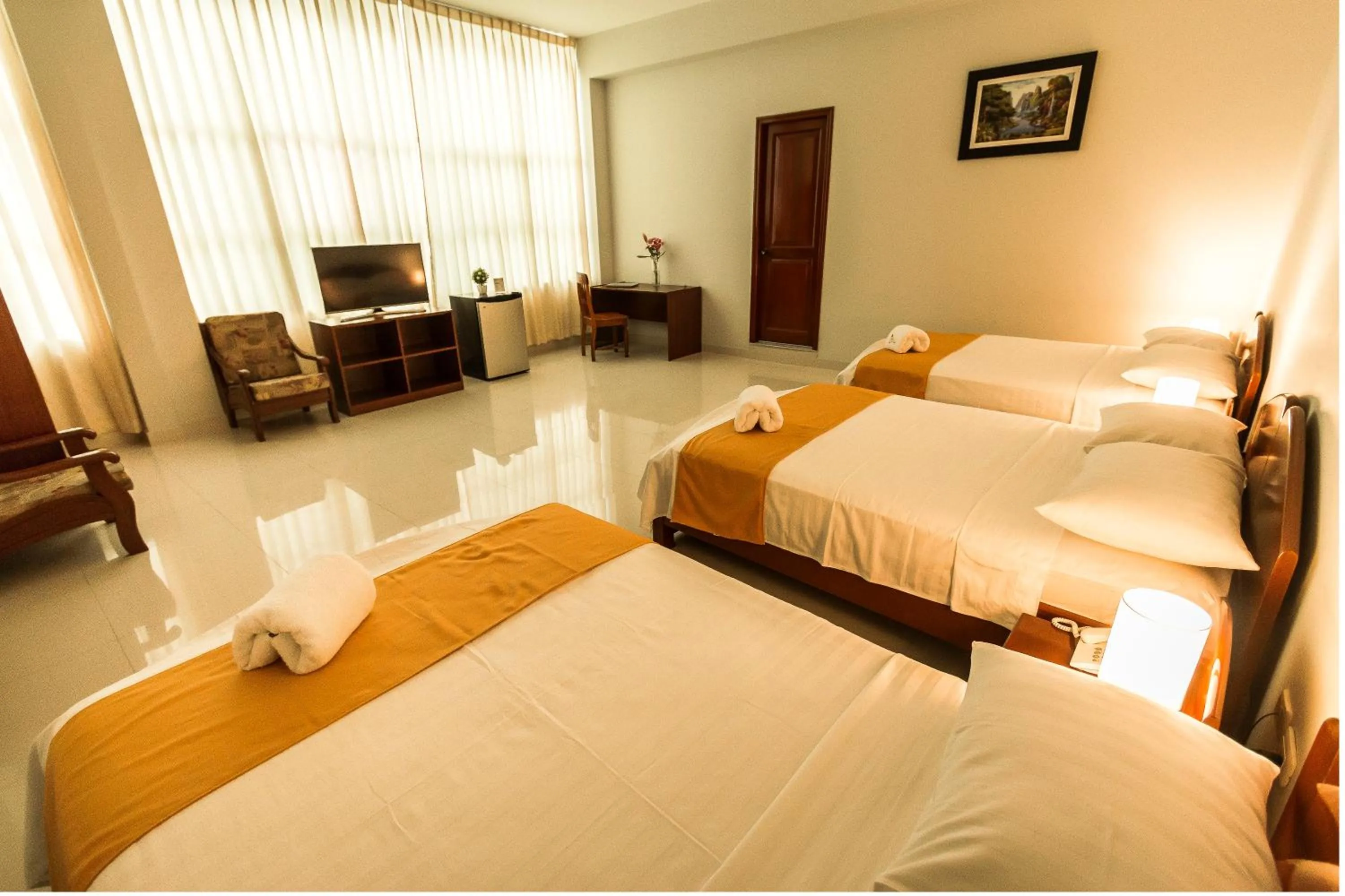 Bed in Cumbaza Hotel & Convenciones