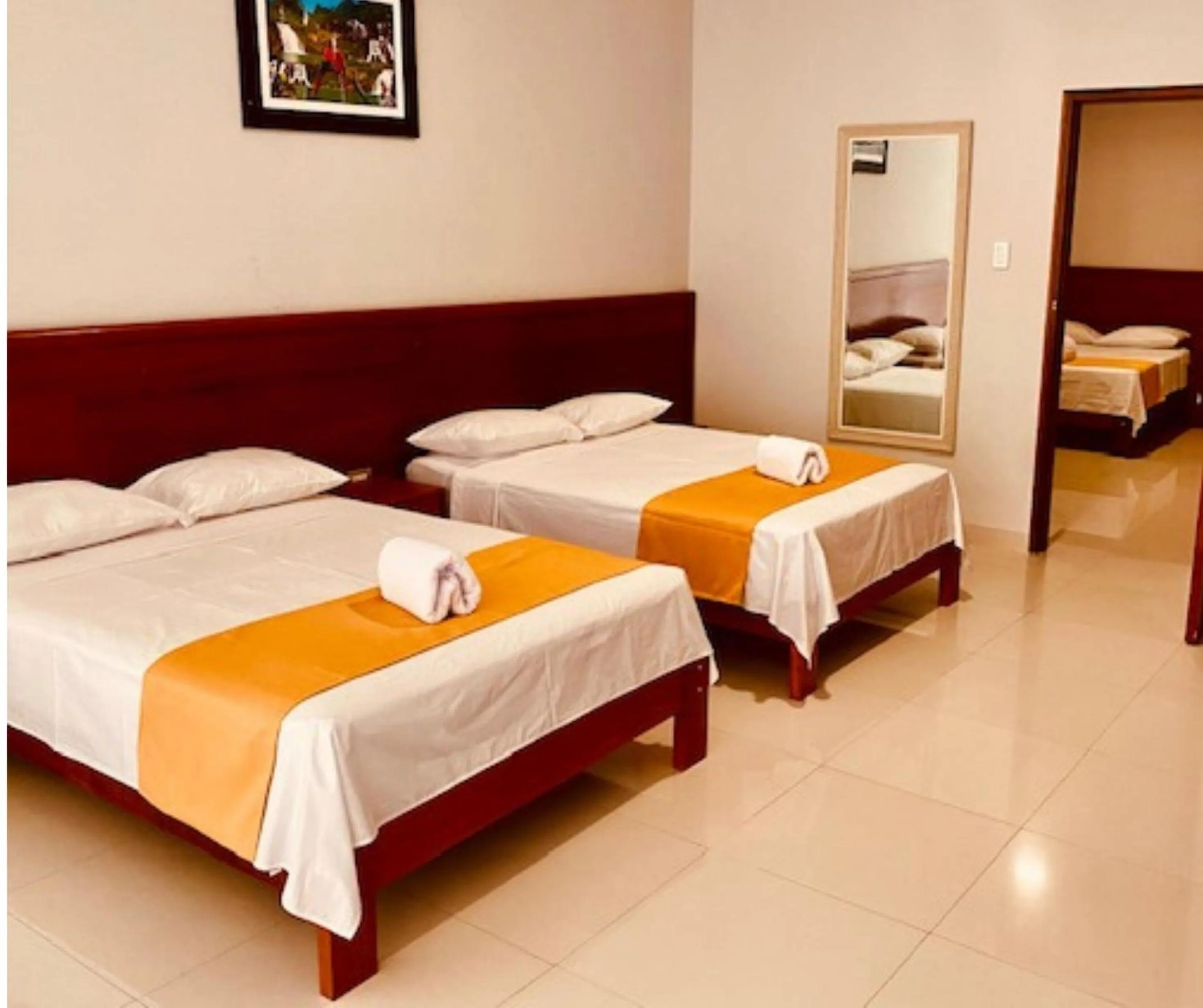 Bed in Cumbaza Hotel & Convenciones