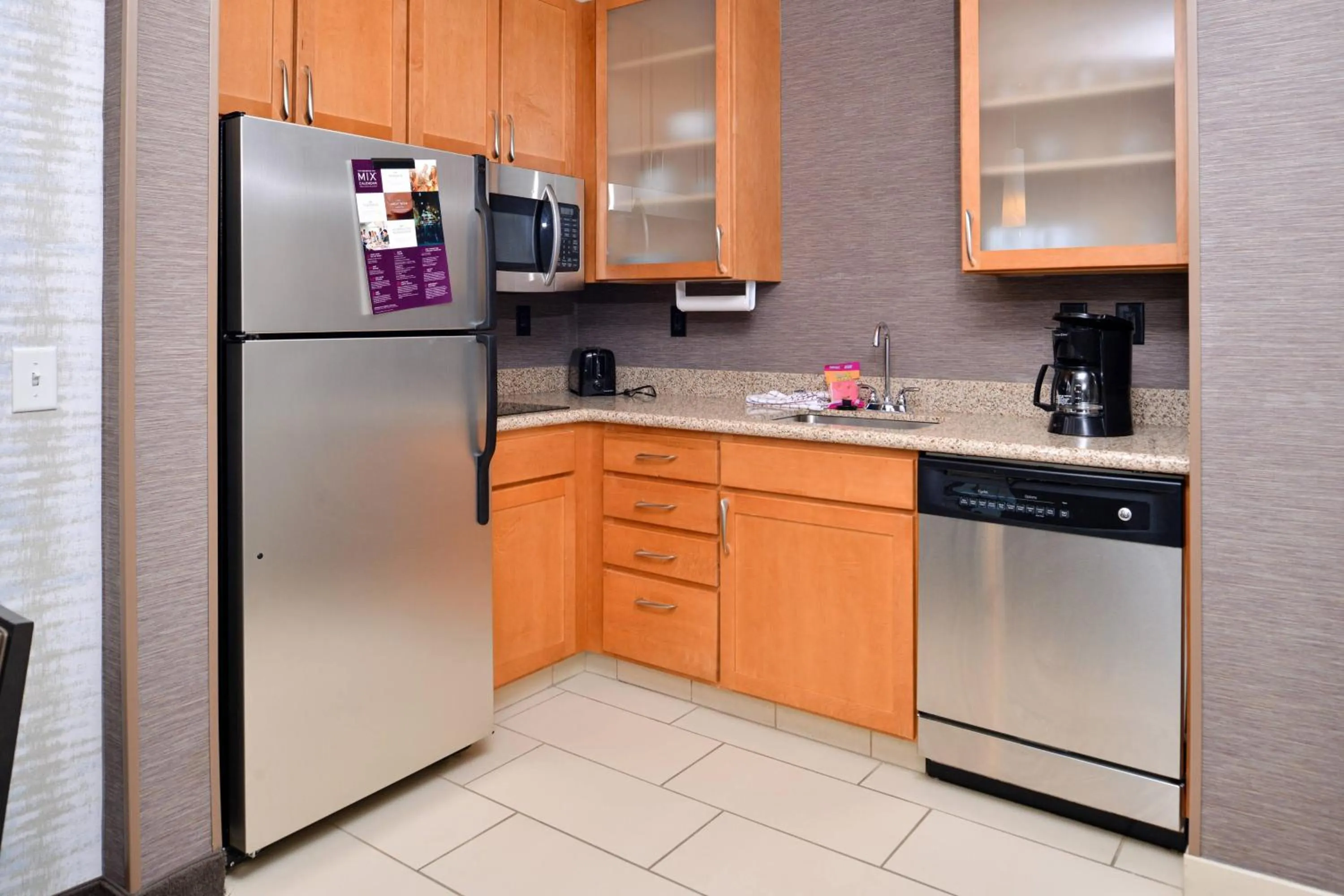 Kitchen or kitchenette in Residence Inn by Marriott Coralville
