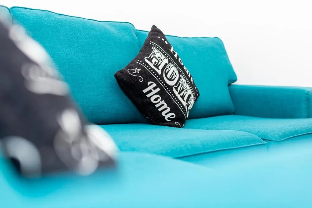 Living room in Honeypot House