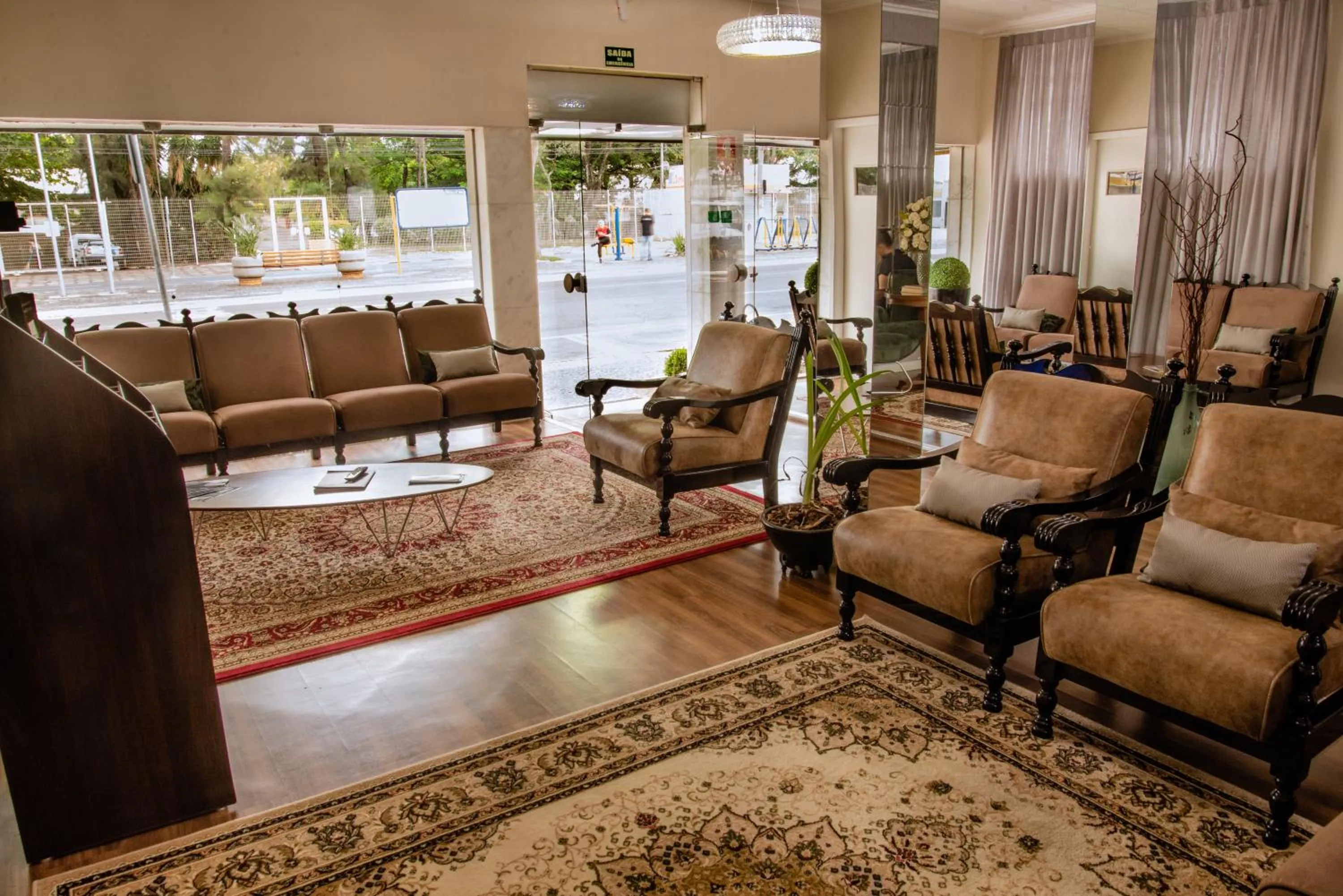 Lobby or reception in Imperador Palace Hotel Franca