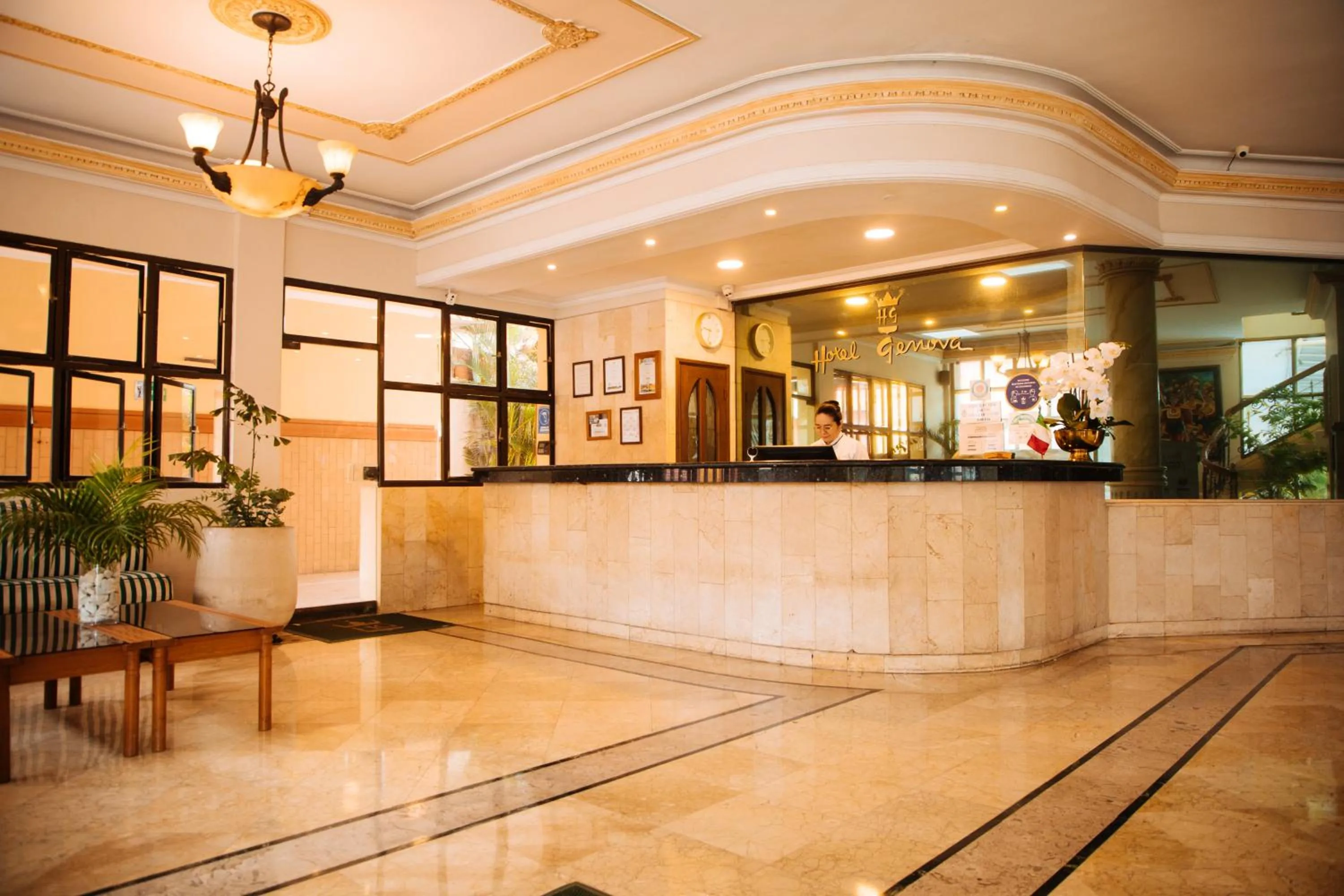 Lobby or reception in Hotel Genova Centro