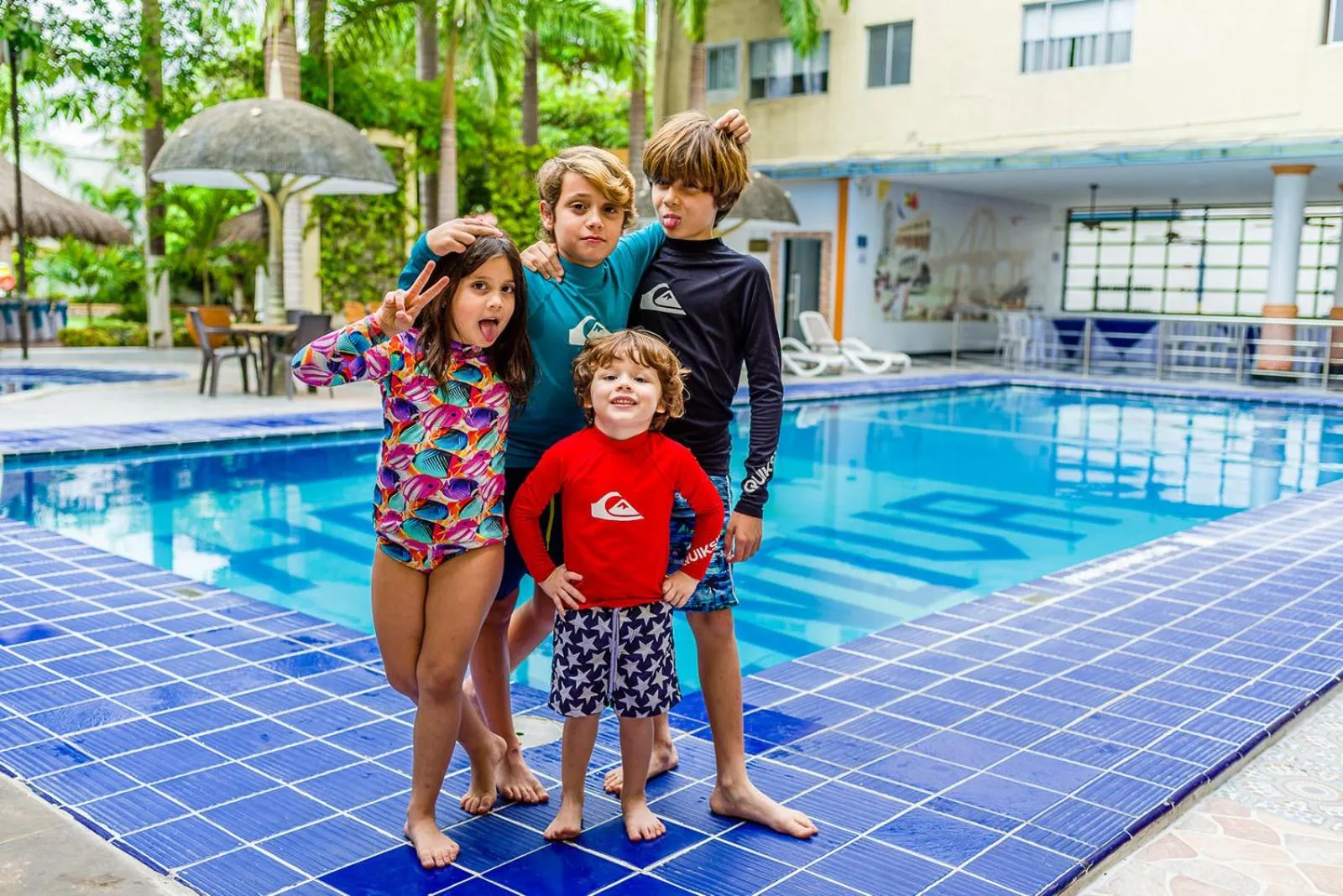 Swimming pool in Hotel Genova Centro