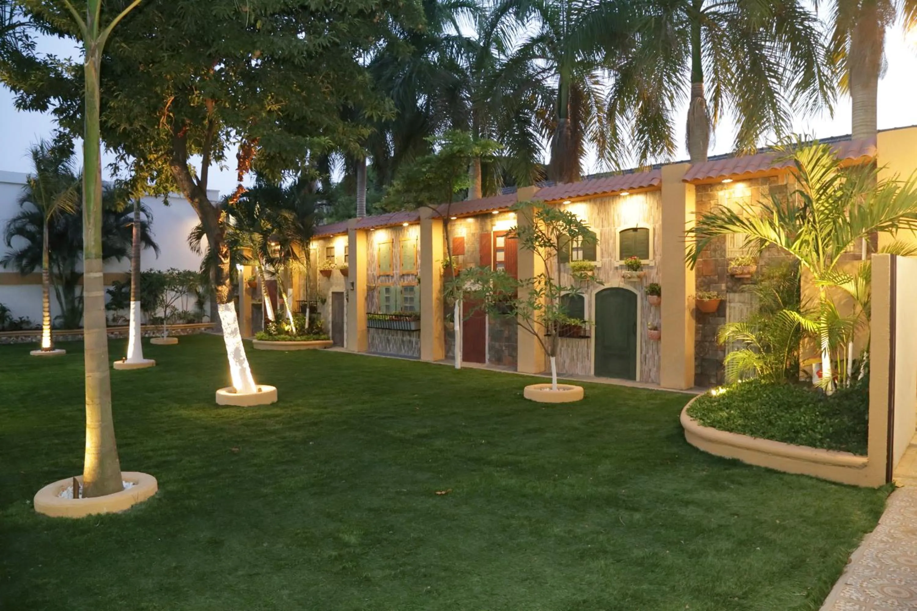 Patio in Hotel Genova Centro