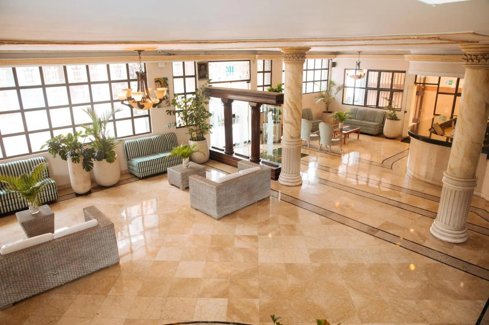 Living room in Hotel Genova Centro