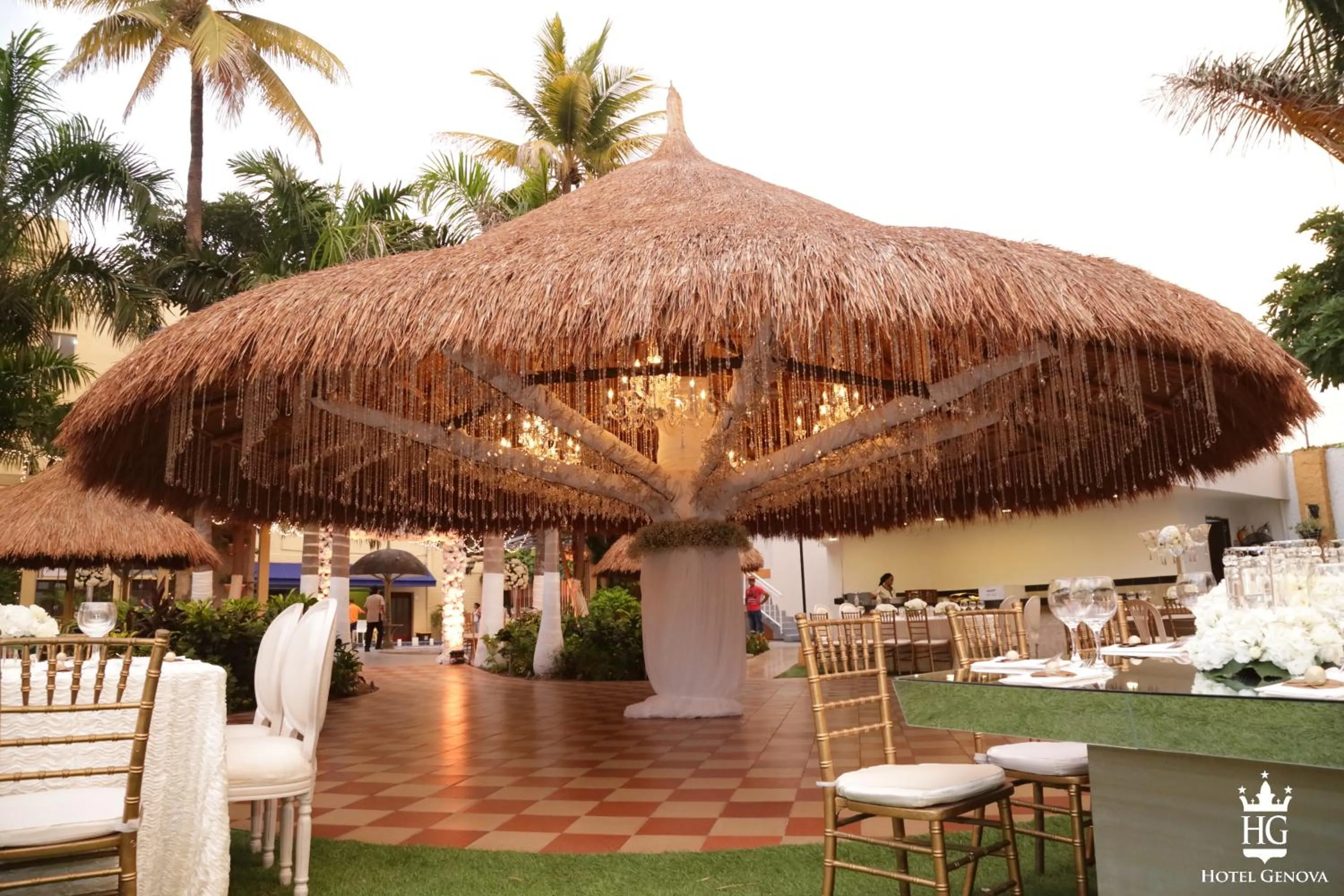 Patio in Hotel Genova Centro