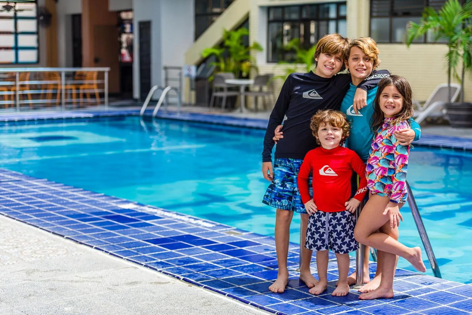 Swimming pool in Hotel Genova Centro