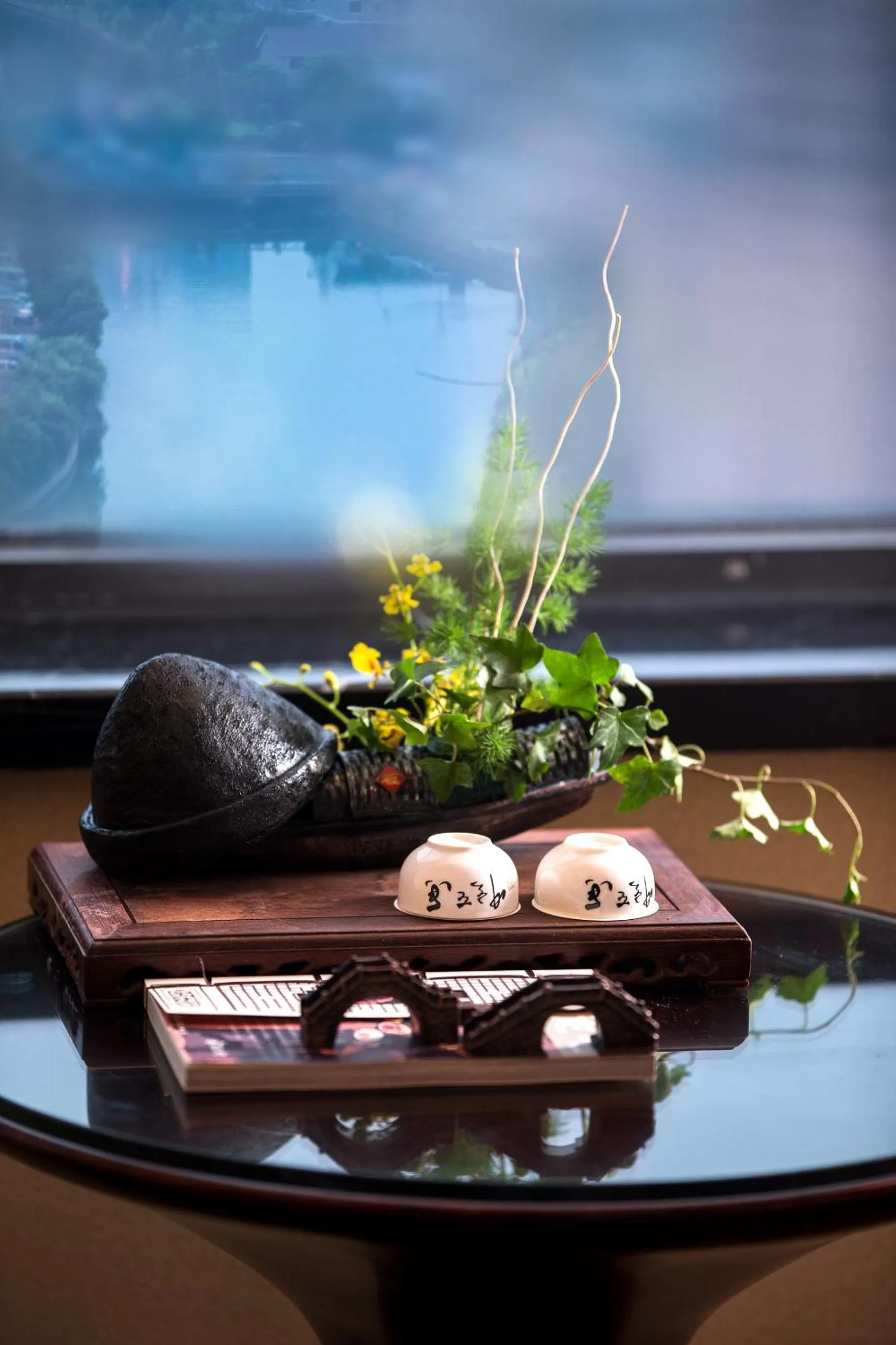 Decorative detail in Shaoxing Tianma Grand Hotel