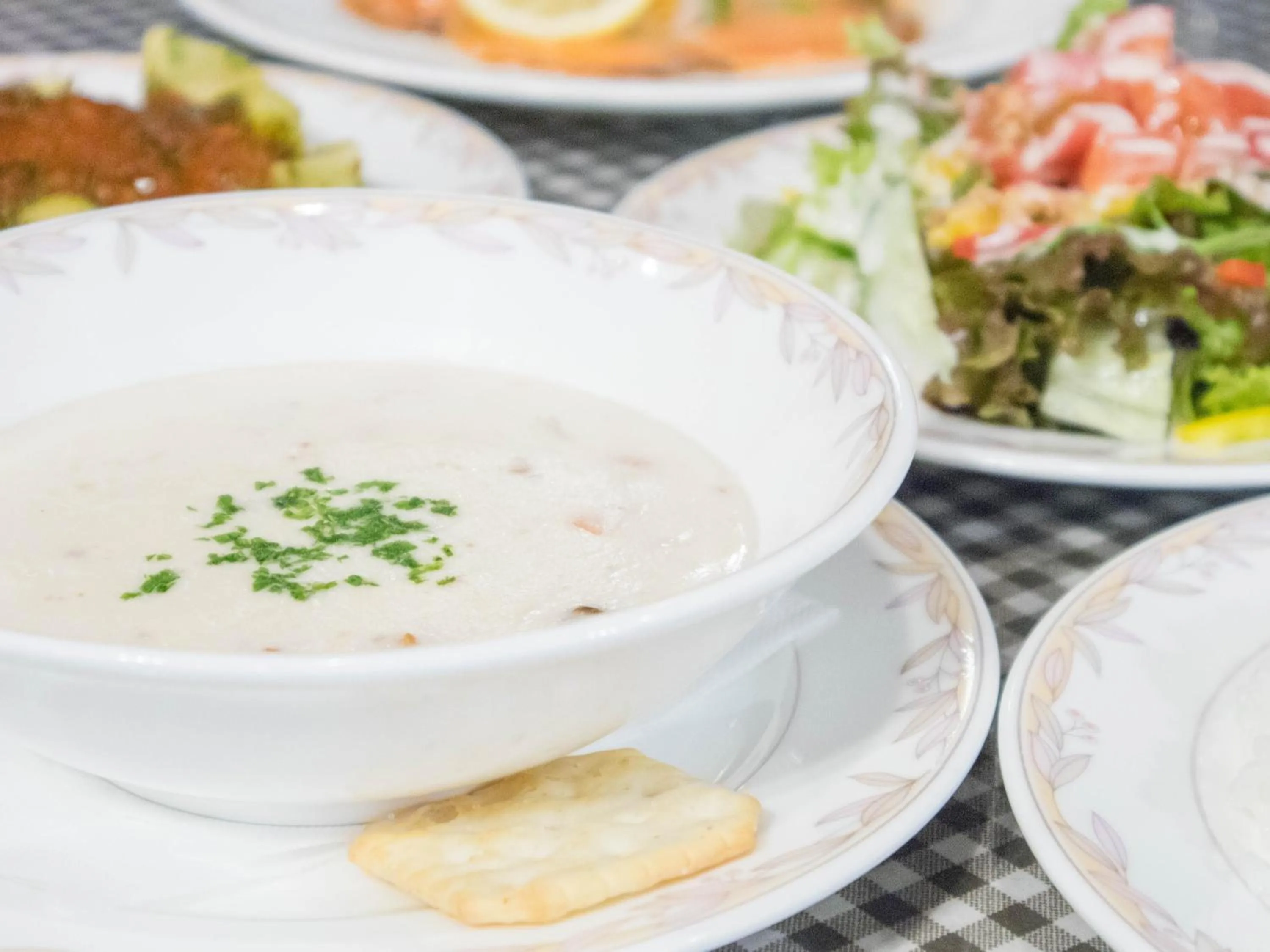 Dinner in Pension Eden