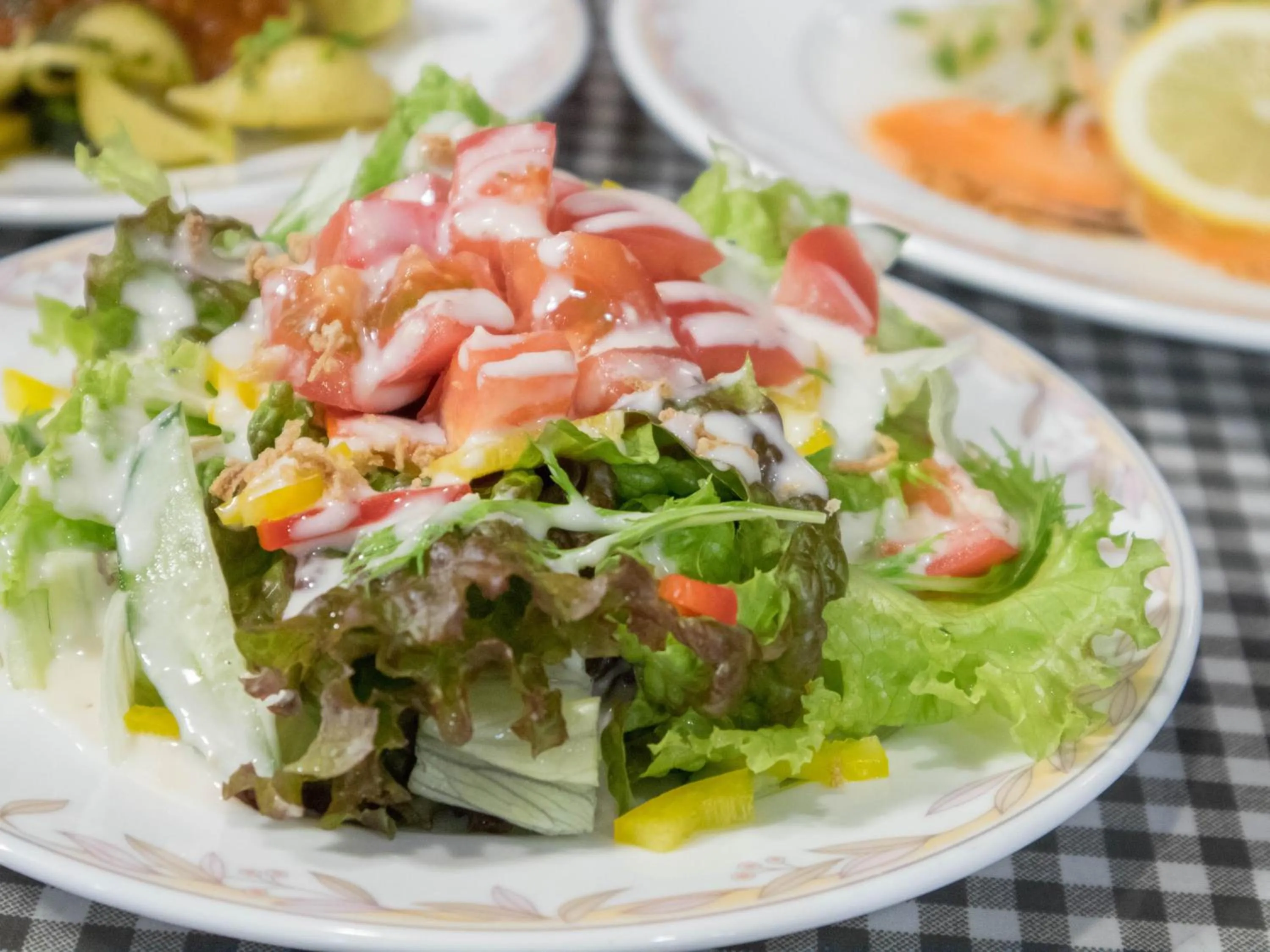 Dinner in Pension Eden