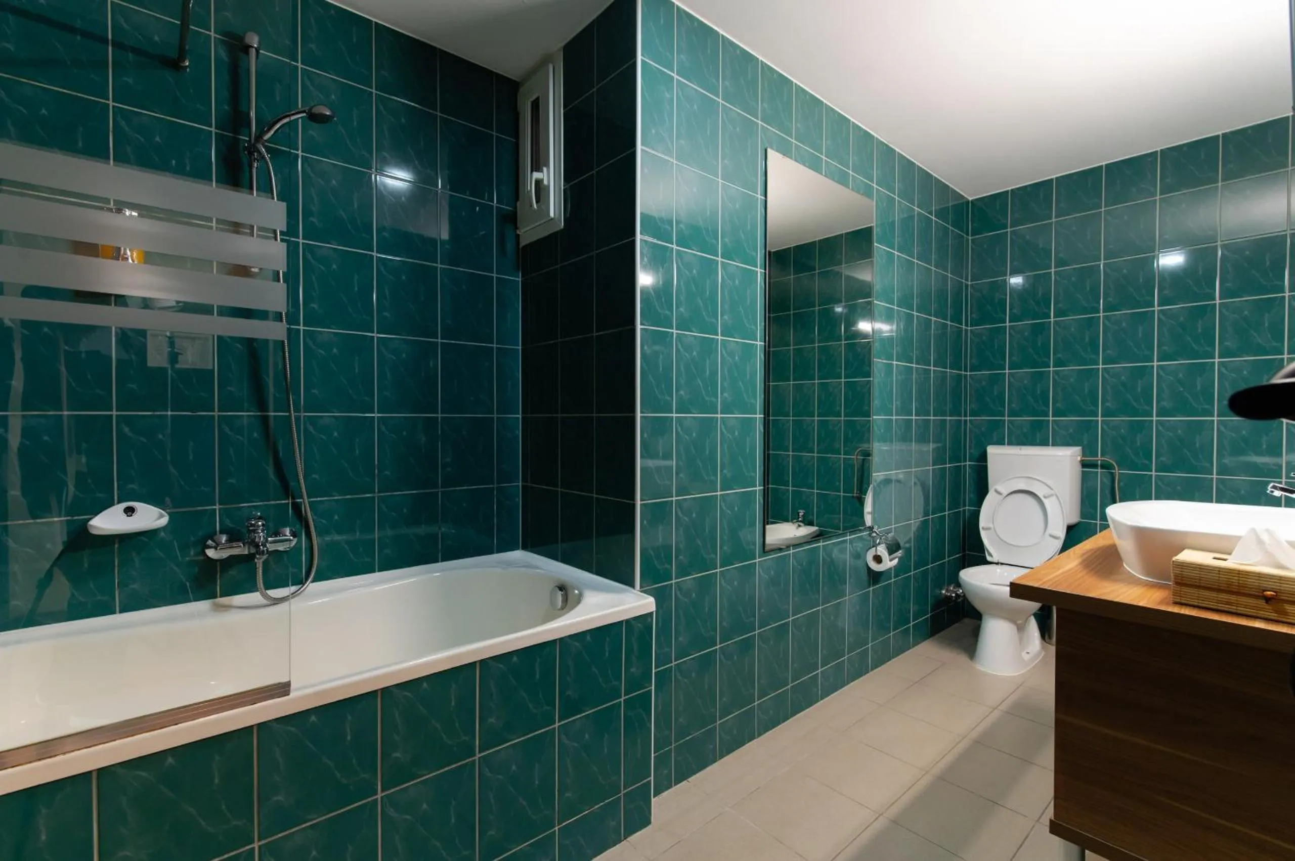 Shower in Hotel President