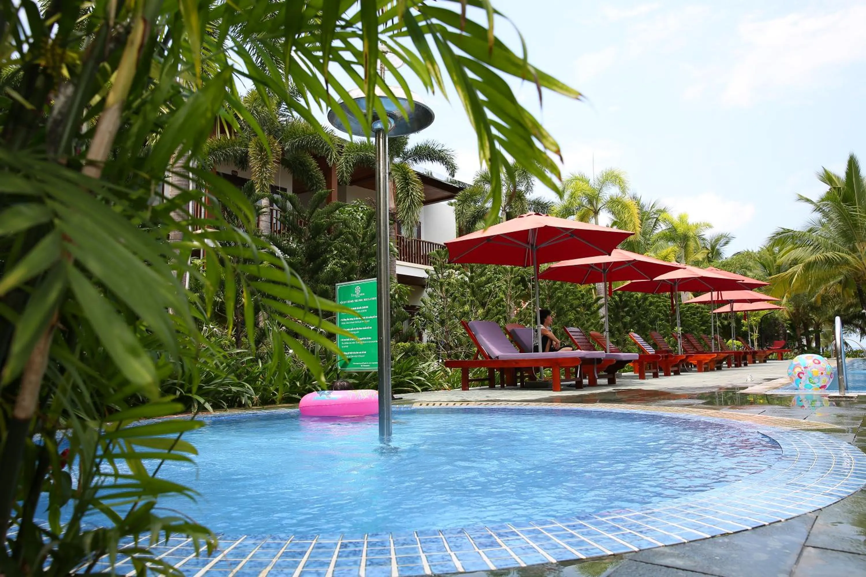 Swimming pool in Tropicana Resort Phu Quoc