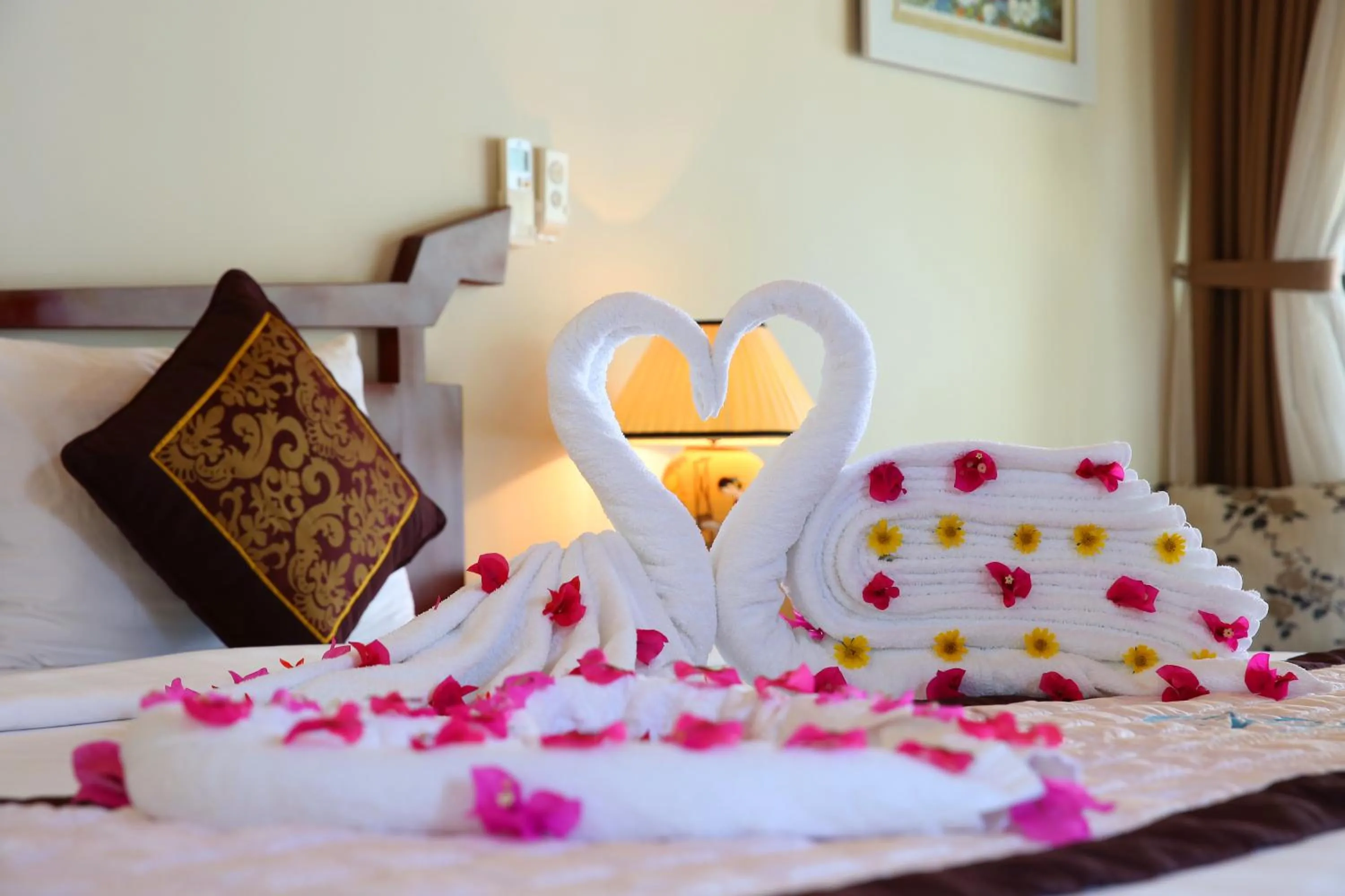 Bedroom, Bed in Tropicana Resort Phu Quoc