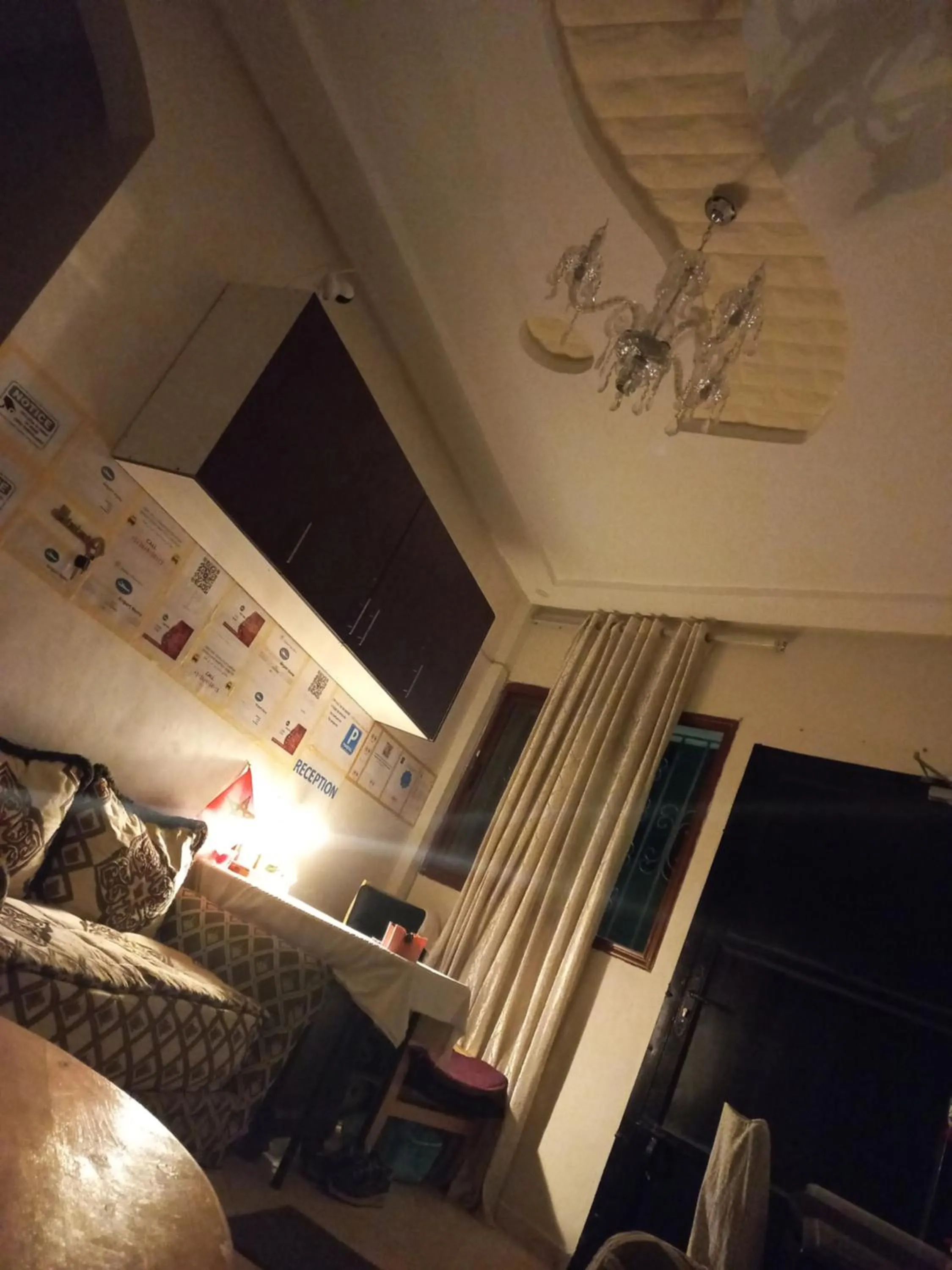 Seating area in Mohammed V Airport HOME