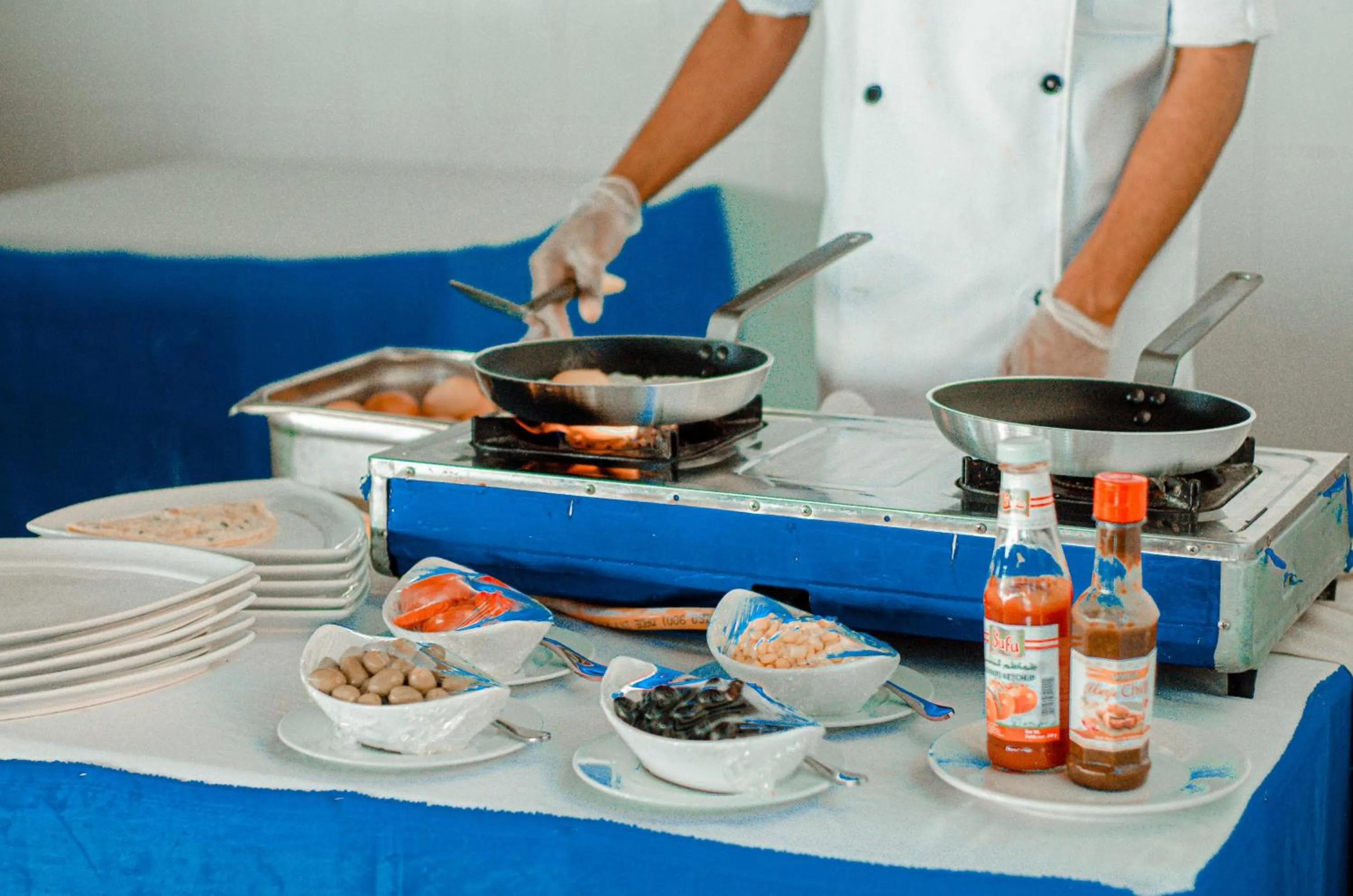 Kitchen or kitchenette in Mnarani Beach Cottages