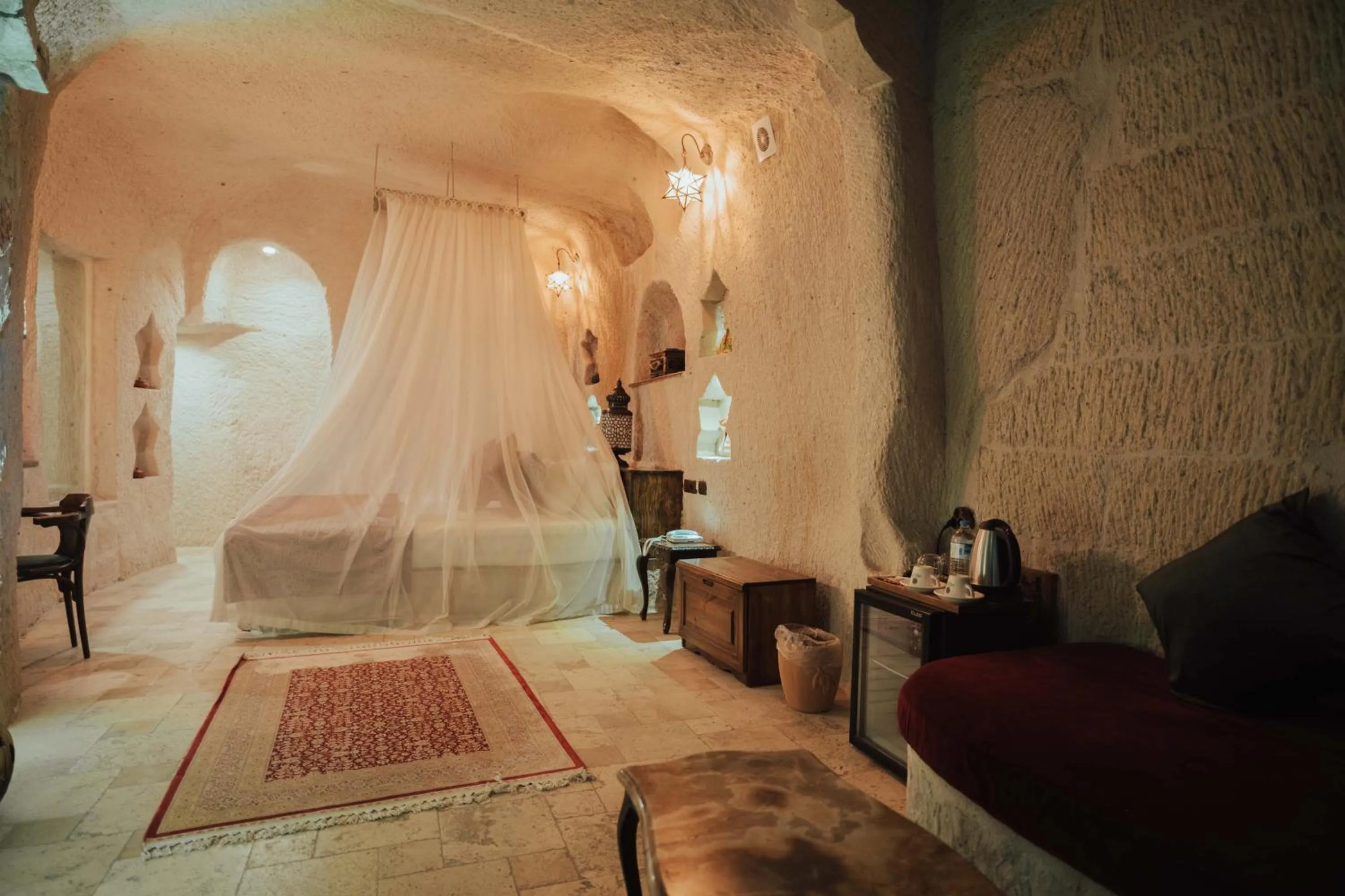 Seating area, Bed in Hu of Cappadocia - Special Class