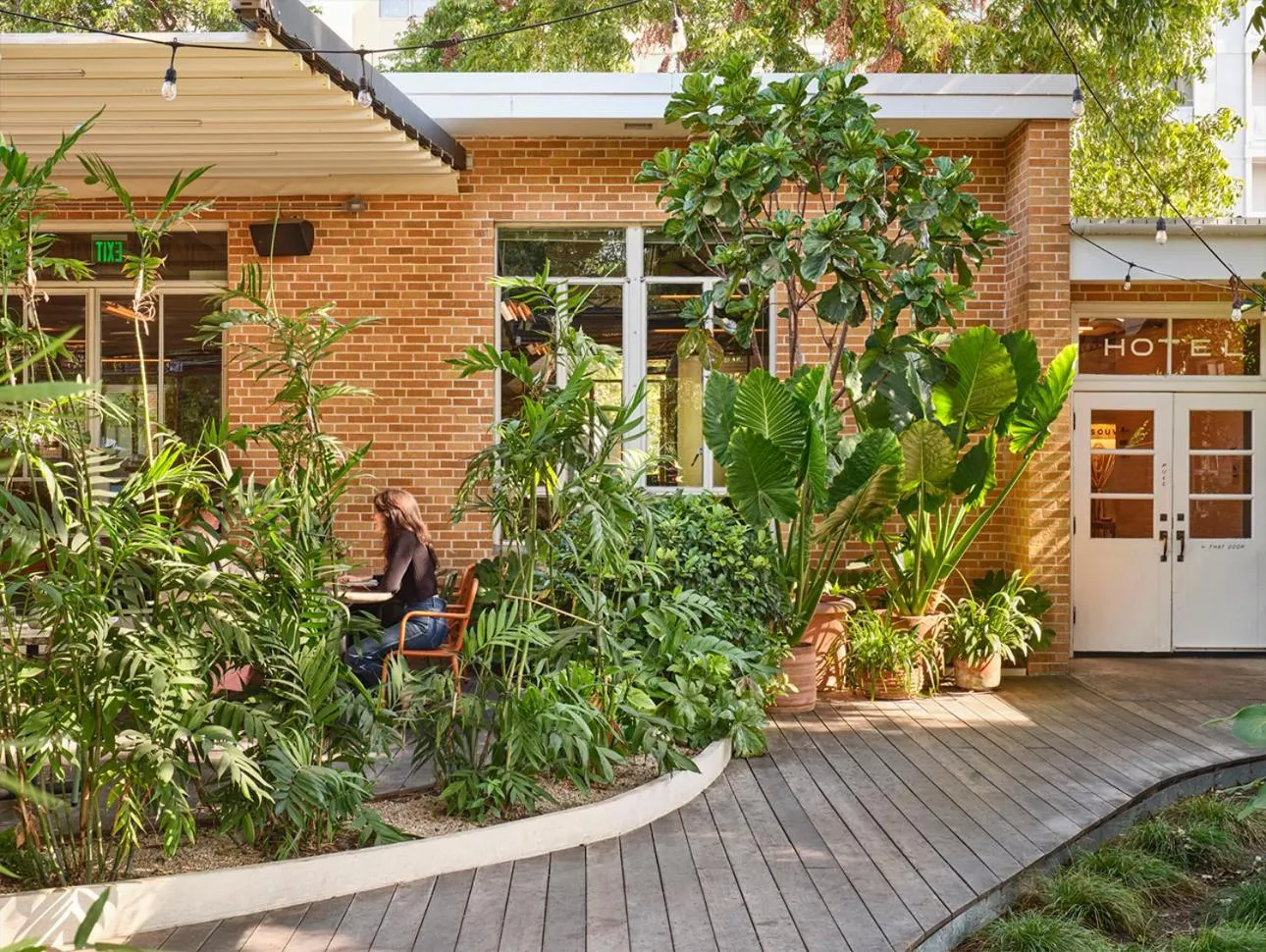 Seating area in The Carpenter Hotel