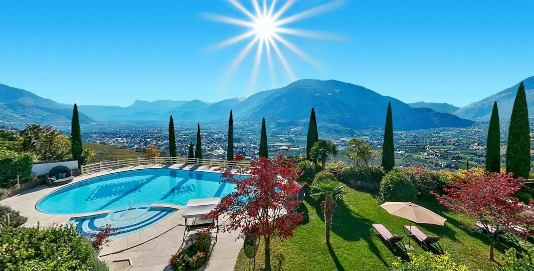 Swimming pool in Panorama Vital Hotel Rimmele