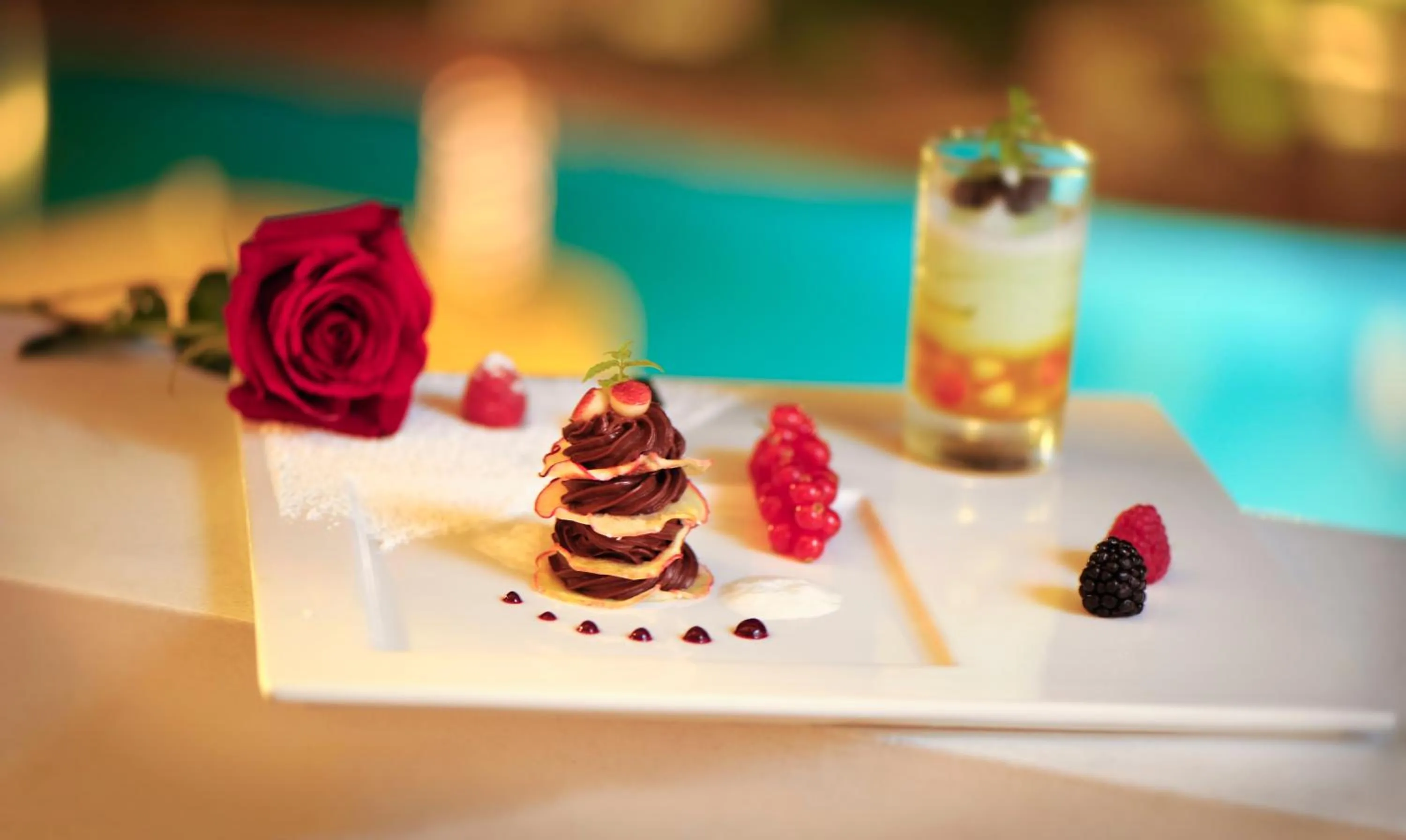 Dinner in Panorama Vital Hotel Rimmele