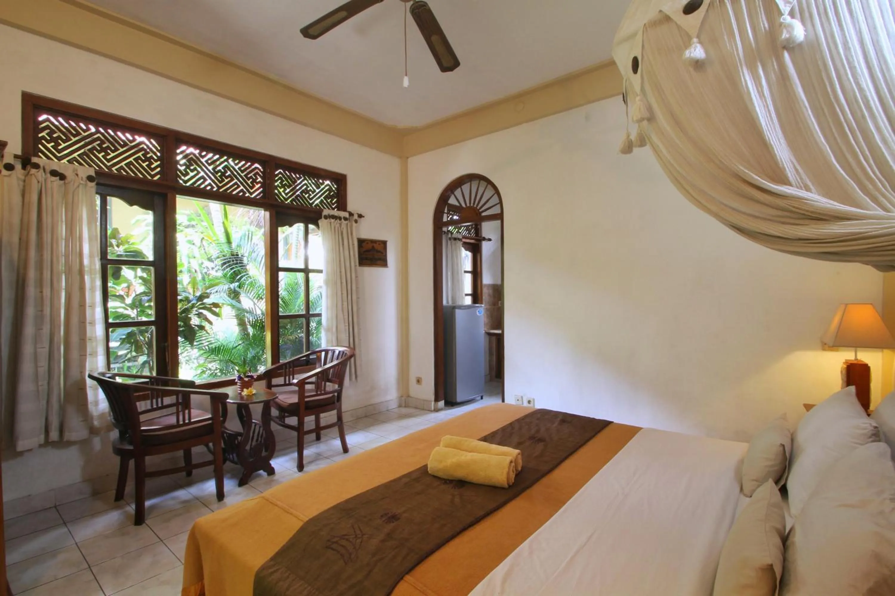 Bed in Hibiscus Cottages
