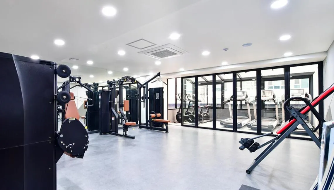 Fitness centre/facilities in Hotel La Vue Foret