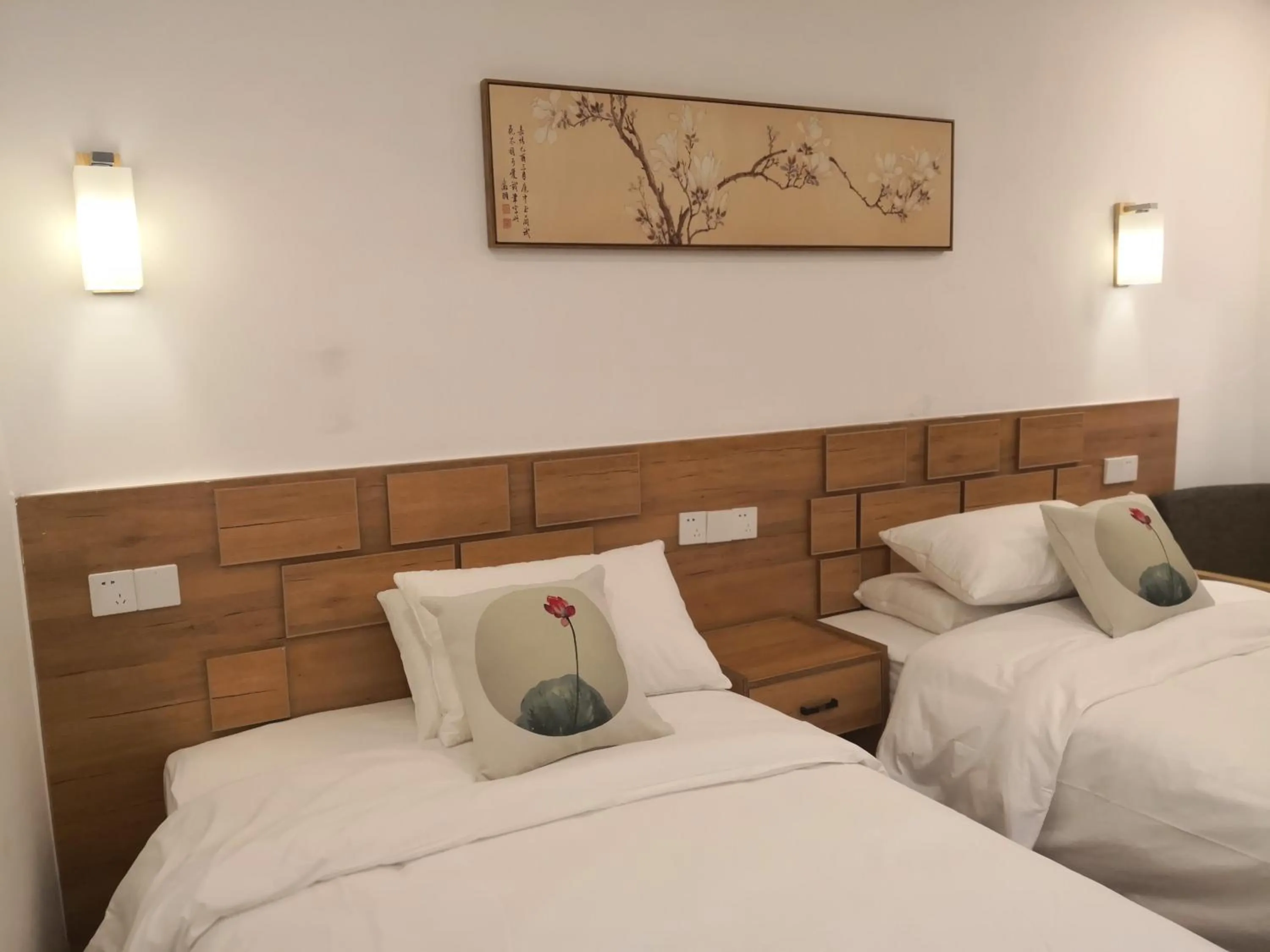 Bed in Zhangjiajie Tingyutang Little Yard