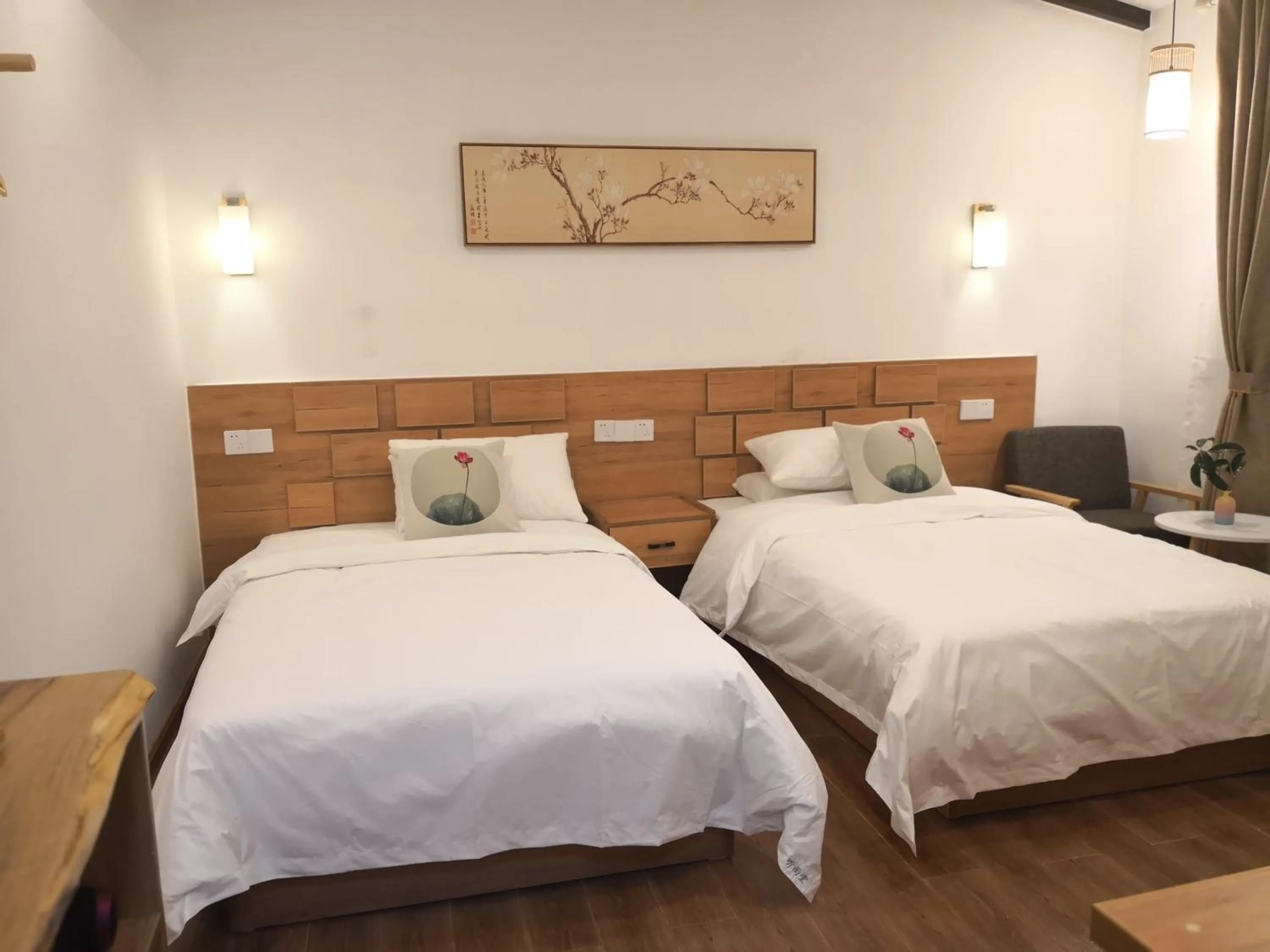 Bed in Zhangjiajie Tingyutang Little Yard