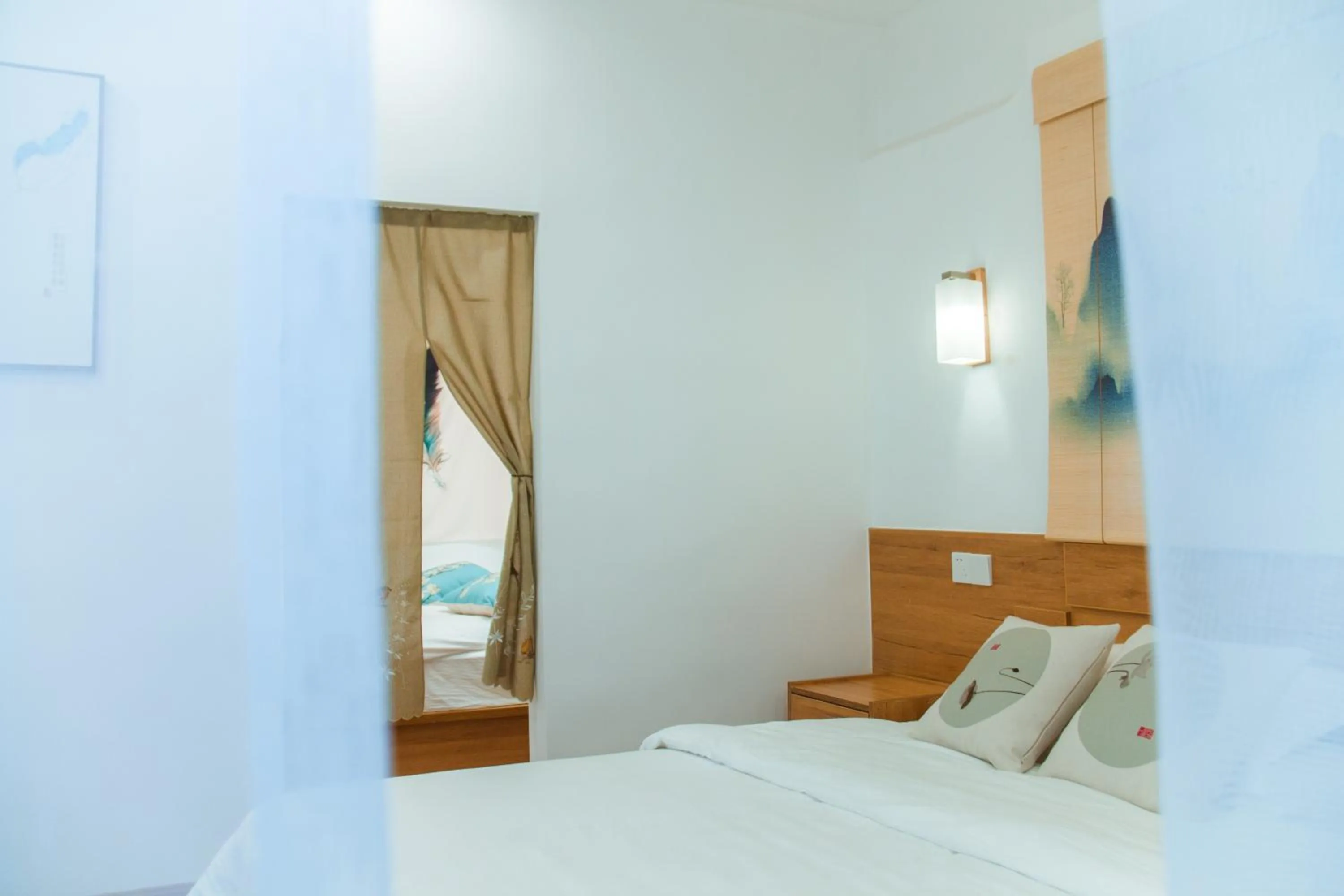 Bed in Zhangjiajie Tingyutang Little Yard