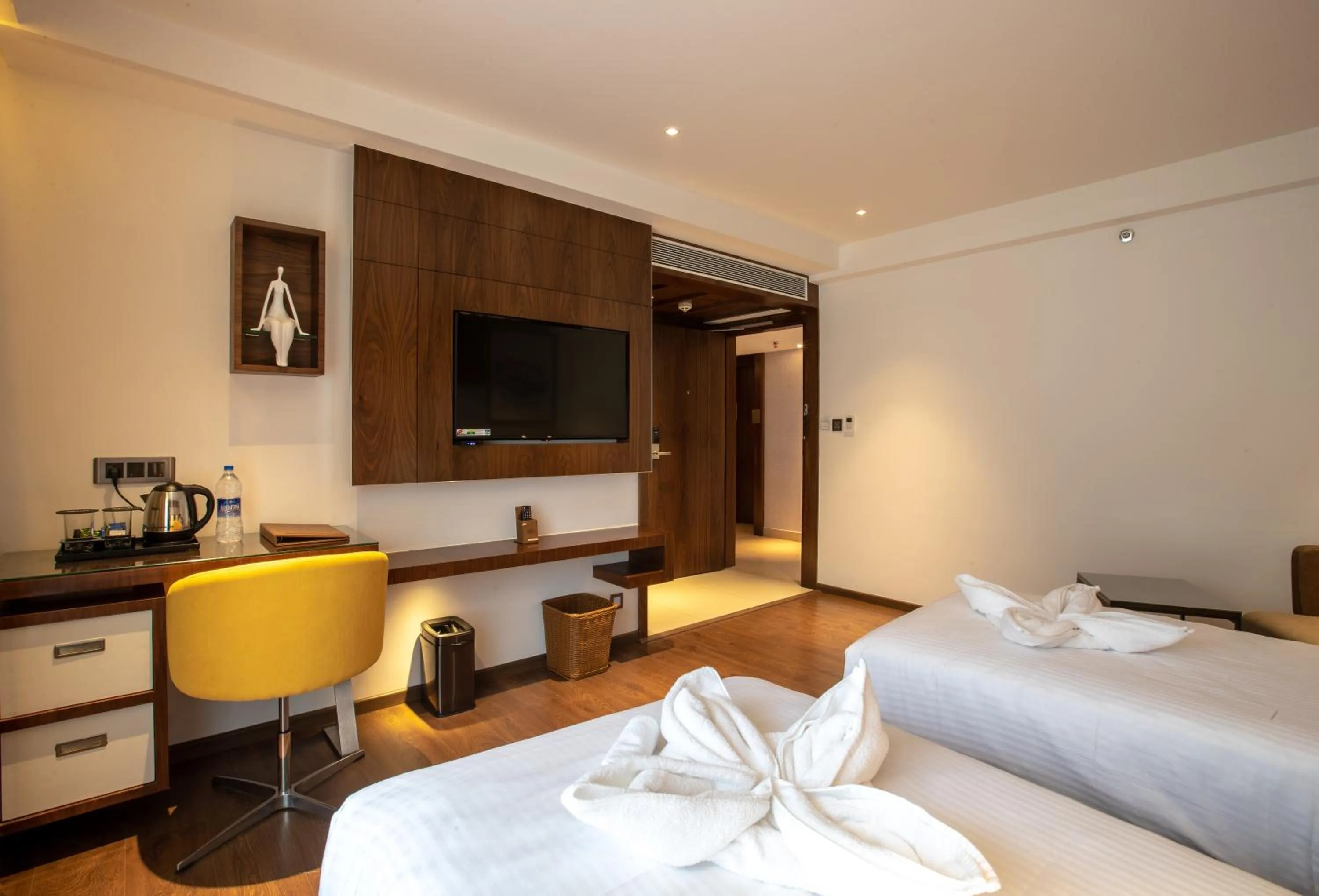 Bed in Hotel Span International