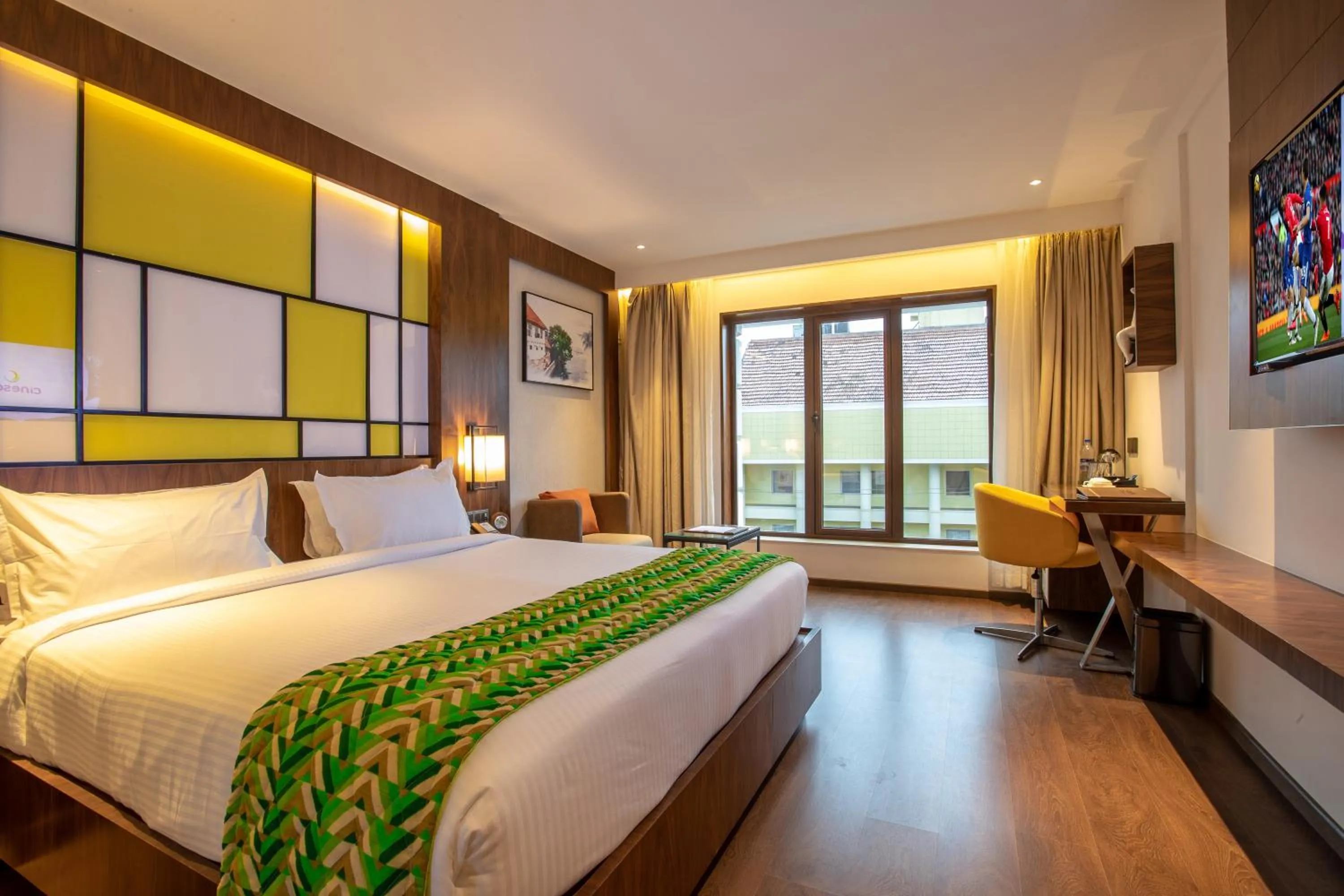 Bed in Hotel Span International