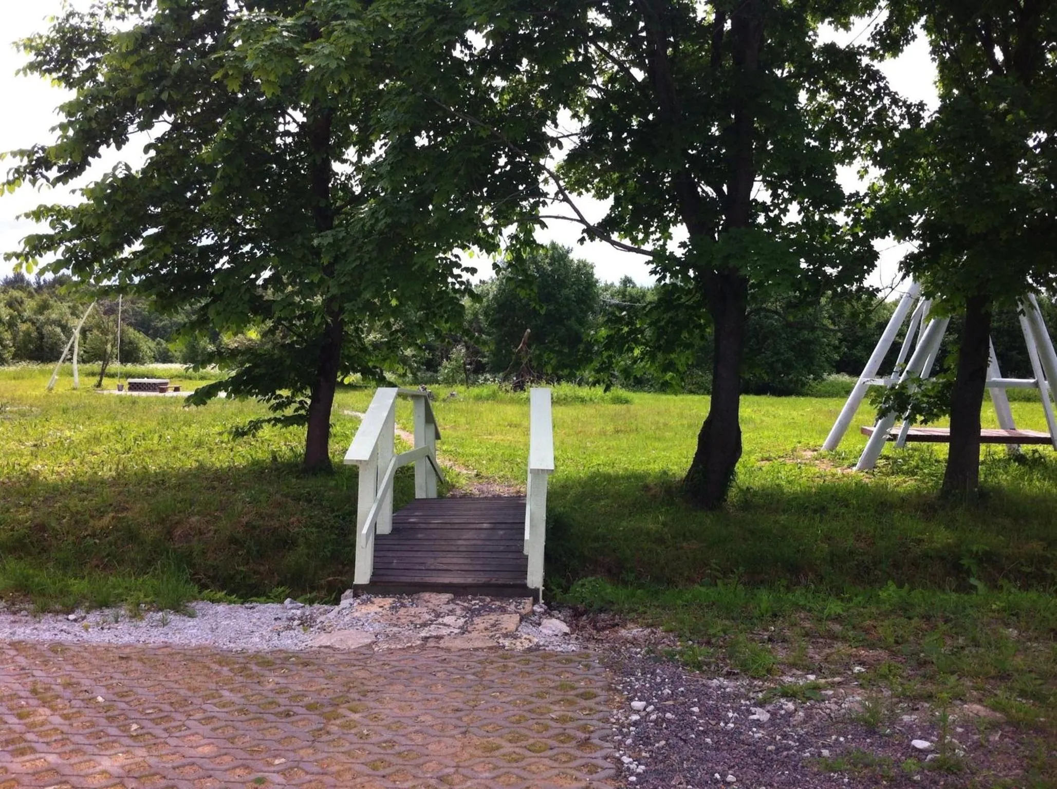 Children play ground in Valaste Puhkeküla
