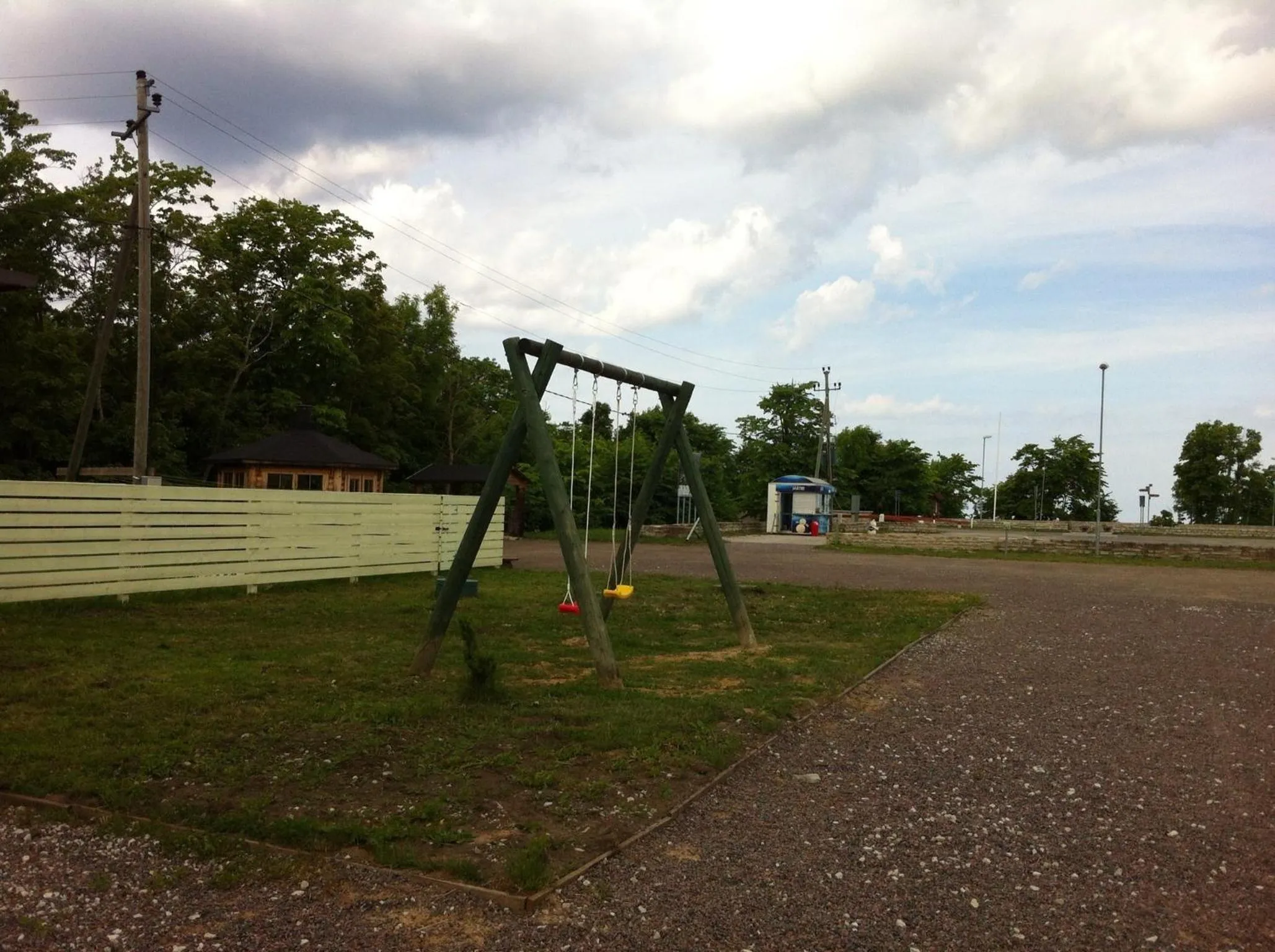 Children play ground in Valaste Puhkeküla