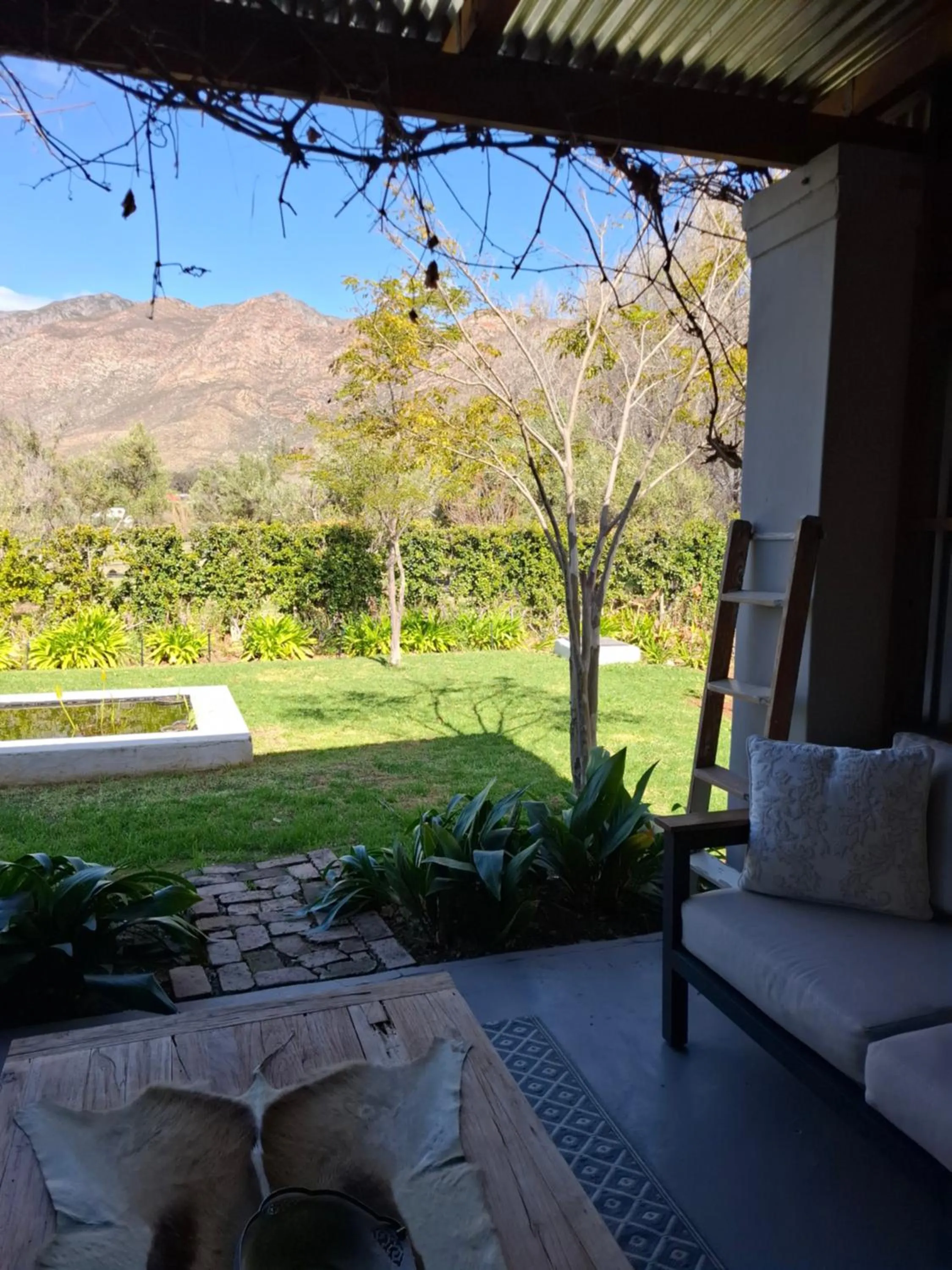 Patio in The Vineyard Country House