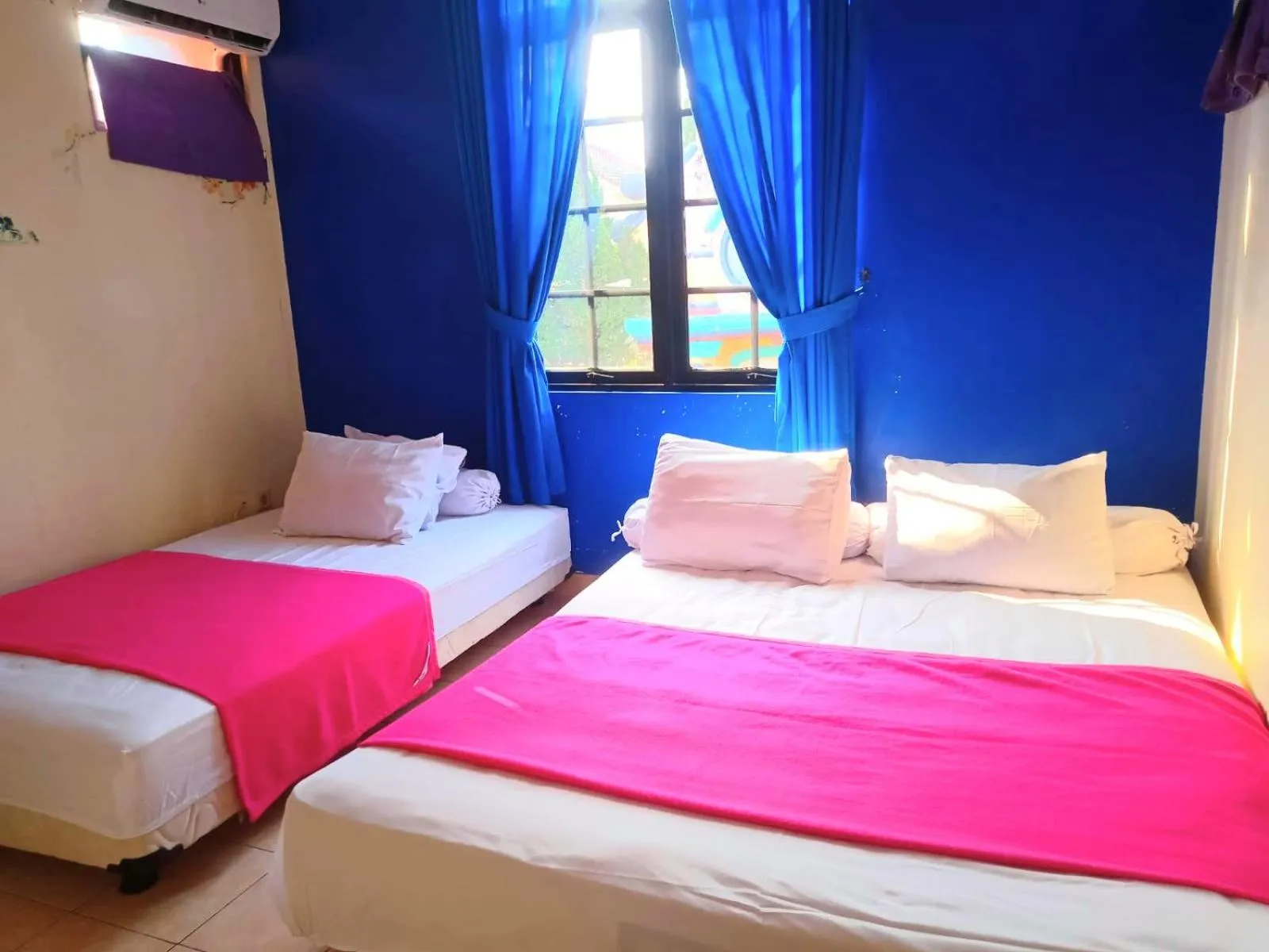 Bed in Villa Miky Kota Bunga Puncak Cianjur Bogor