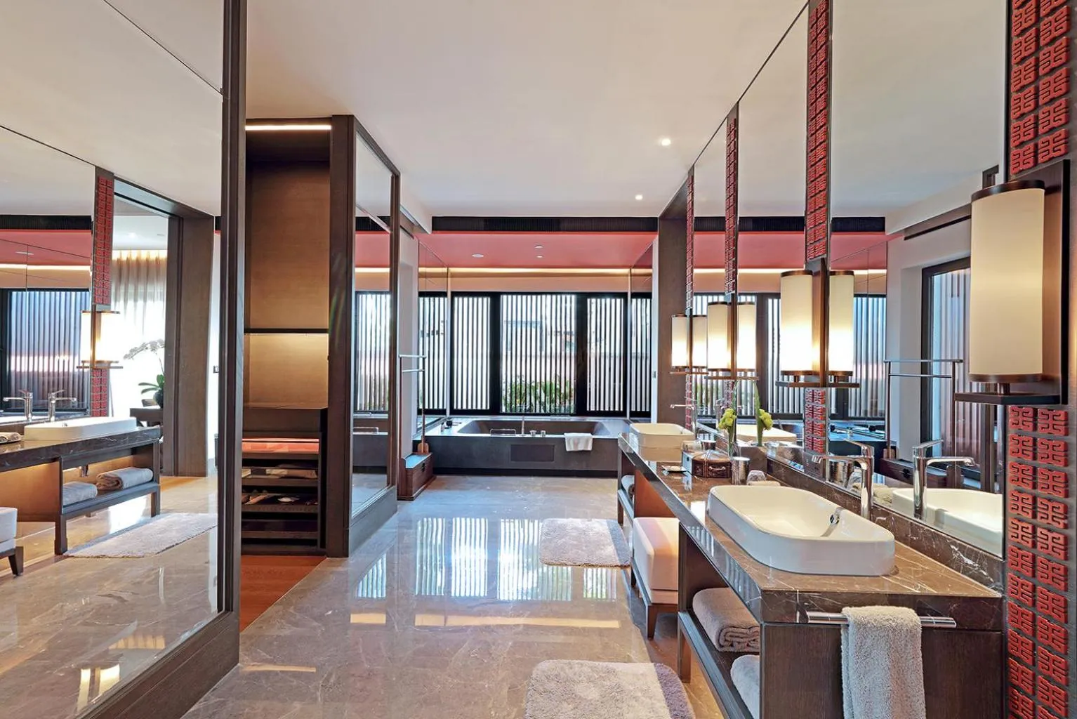 Bathroom in Capella Tufu Bay, Hainan