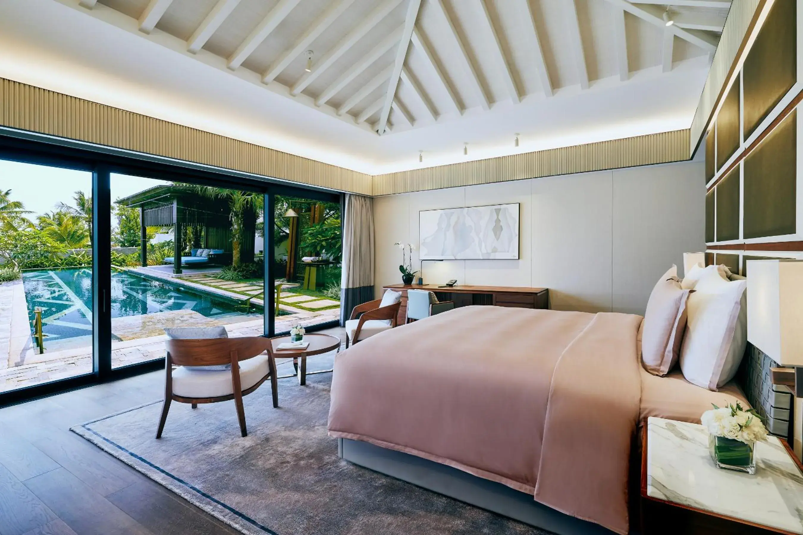 1-Bedroom Grand Pool Villa ( Comlimentary round trip transfer service from Sanya Airport + mini bar) in Capella Tufu Bay, Hainan 1-Bedroom Grand Pool Villa ( Comlimentary round trip transfer service from Sanya Airport + mini bar) in Capella Tufu Bay, Hainan