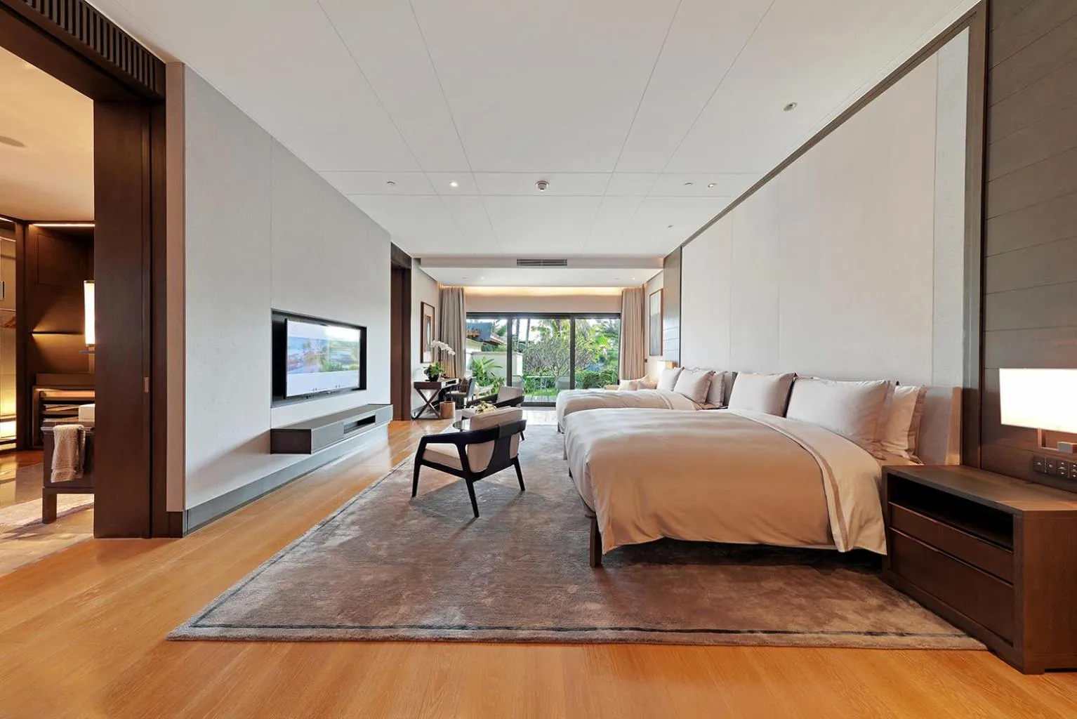 Bed in Capella Tufu Bay, Hainan